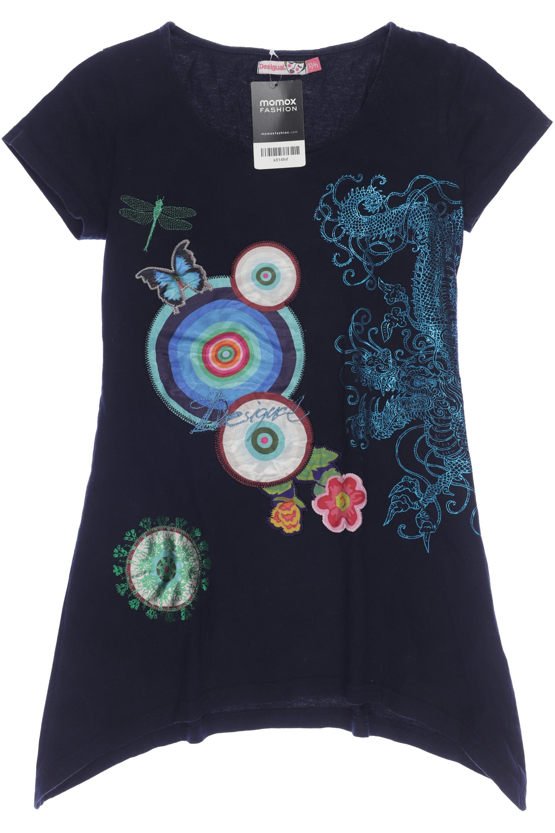 

Desigual Mädchen T-Shirt, schwarz