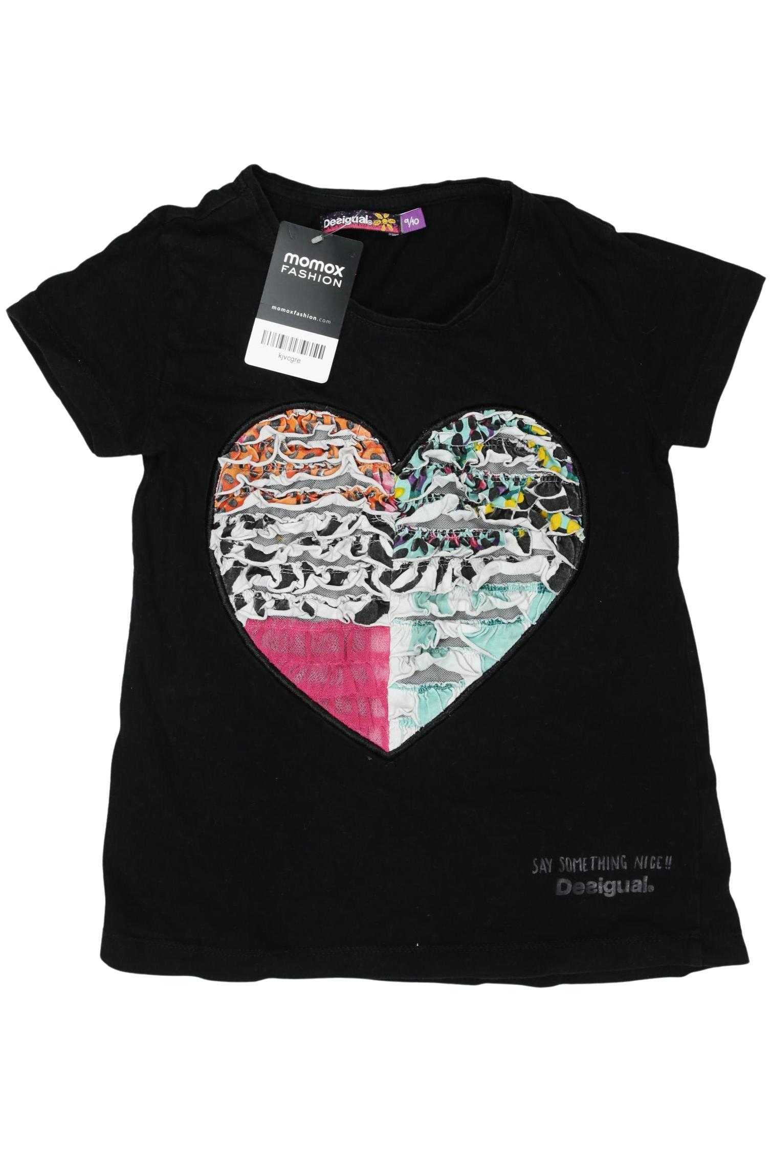 

Desigual Damen T-Shirt, schwarz, Gr. 134