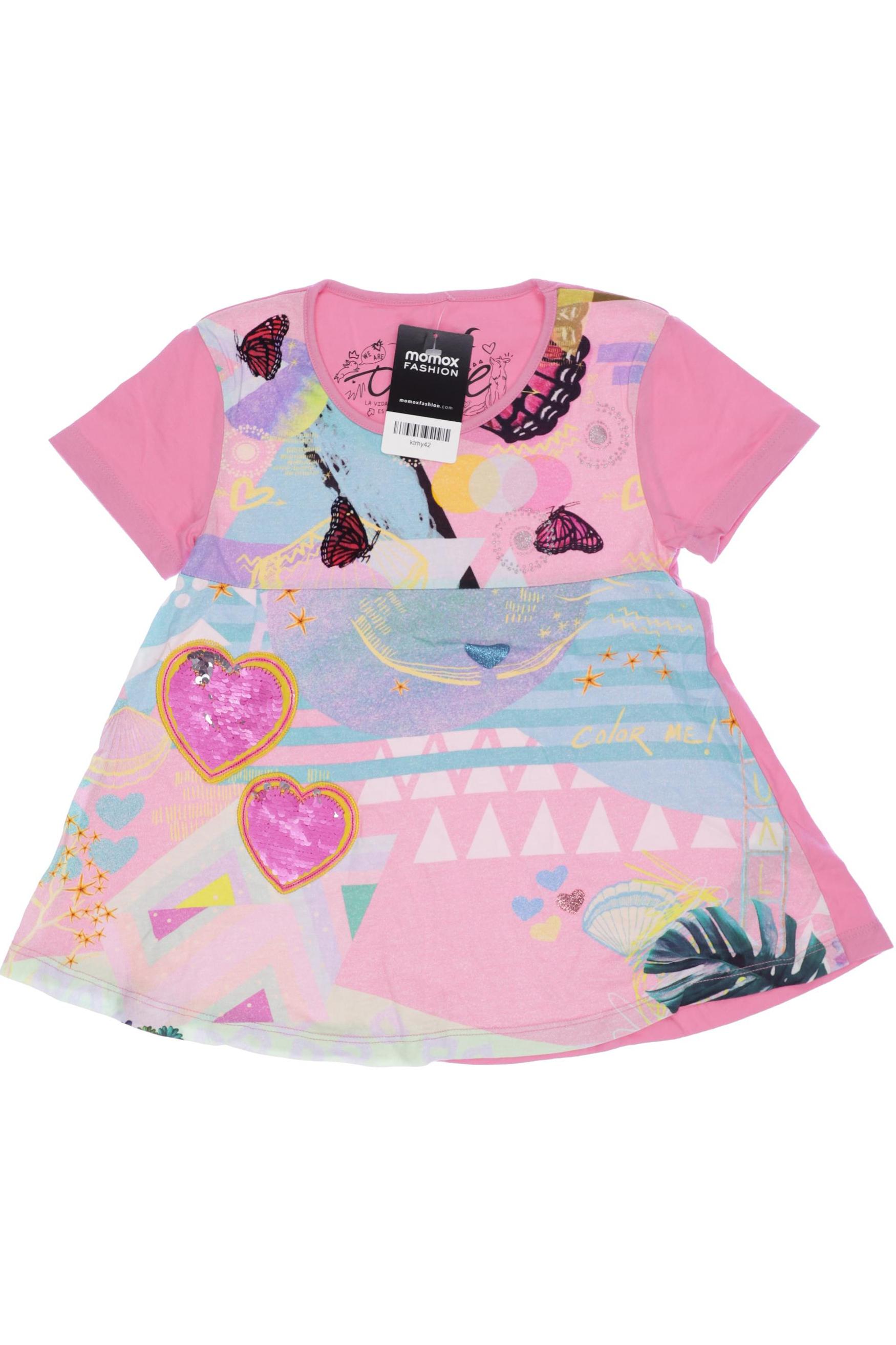 

Desigual Damen T-Shirt, pink, Gr. 140