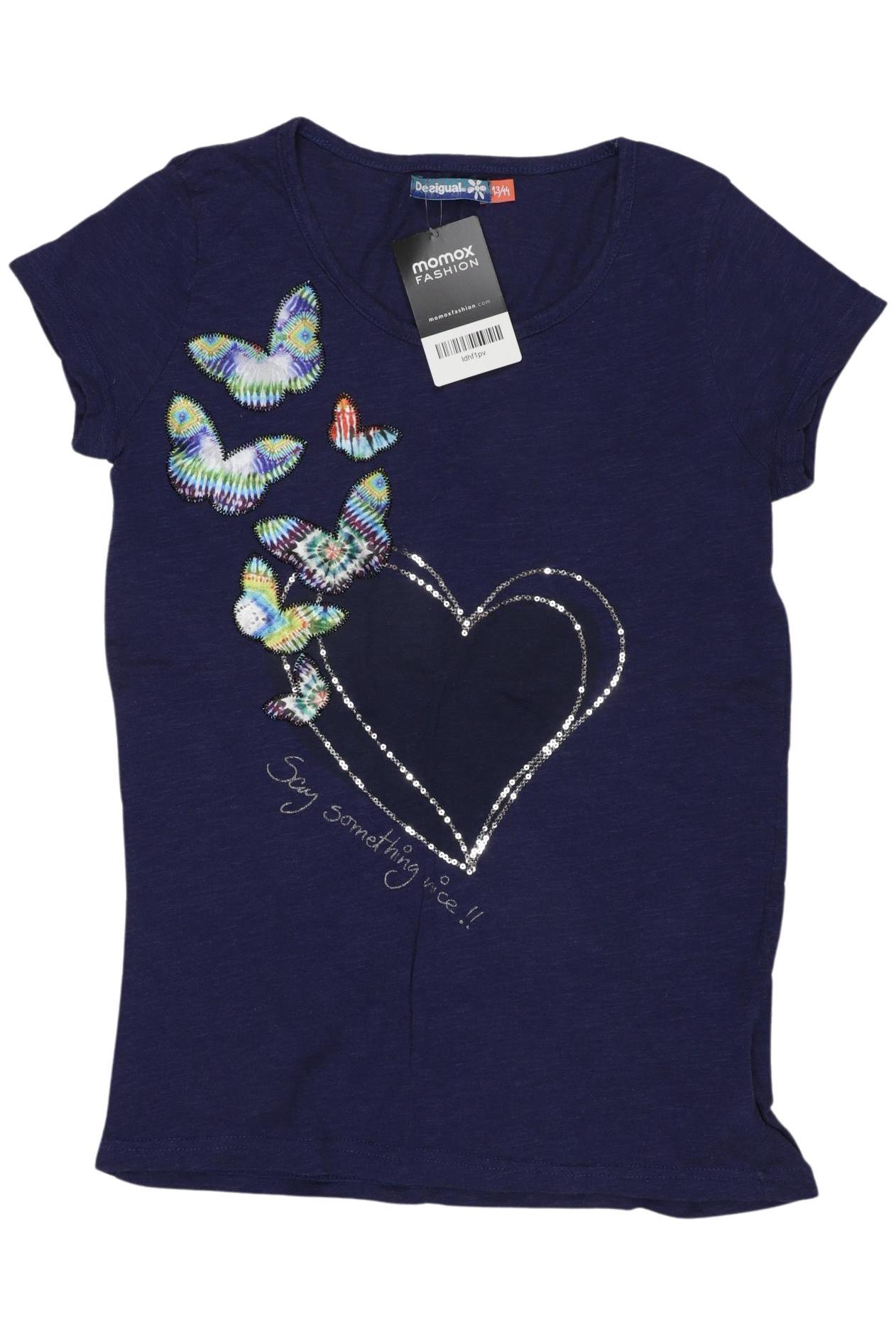 

Desigual Damen T-Shirt, marineblau, Gr. 164