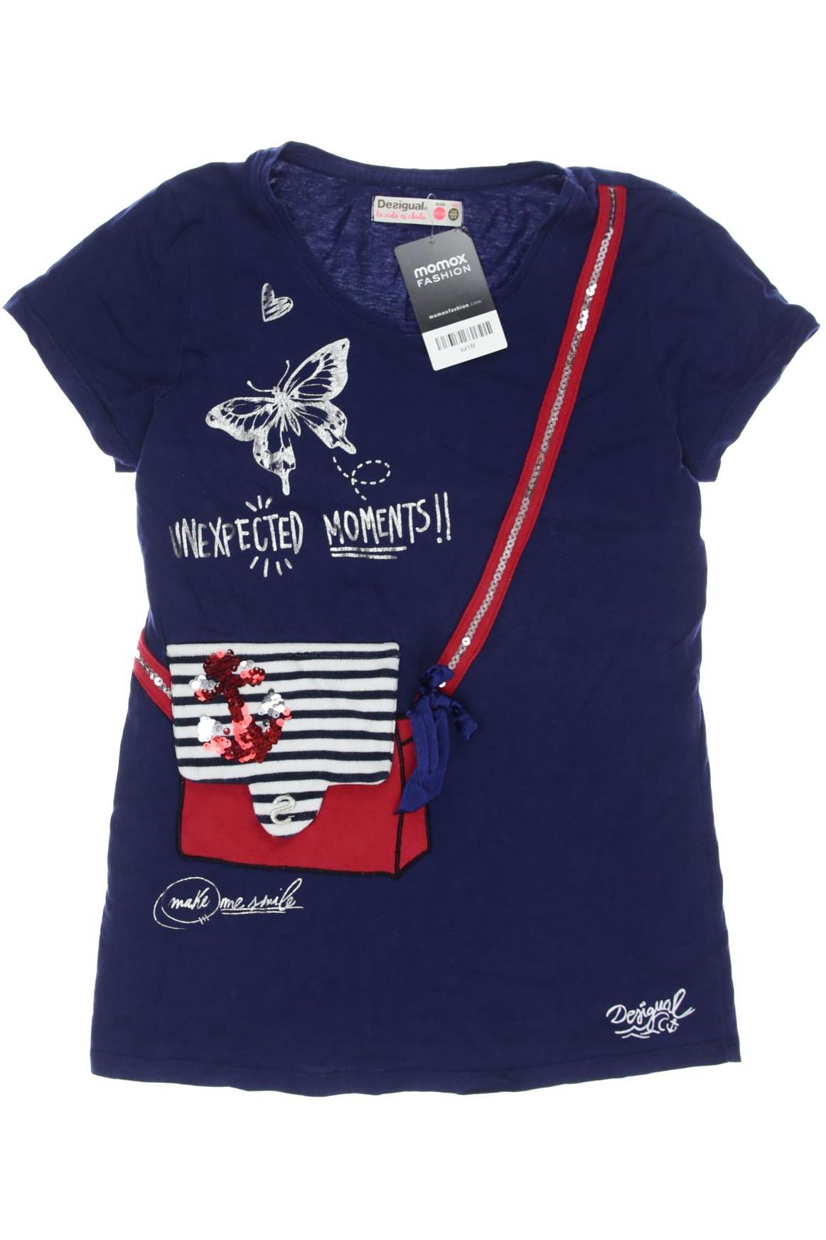 

Desigual Damen T-Shirt, marineblau, Gr. 164