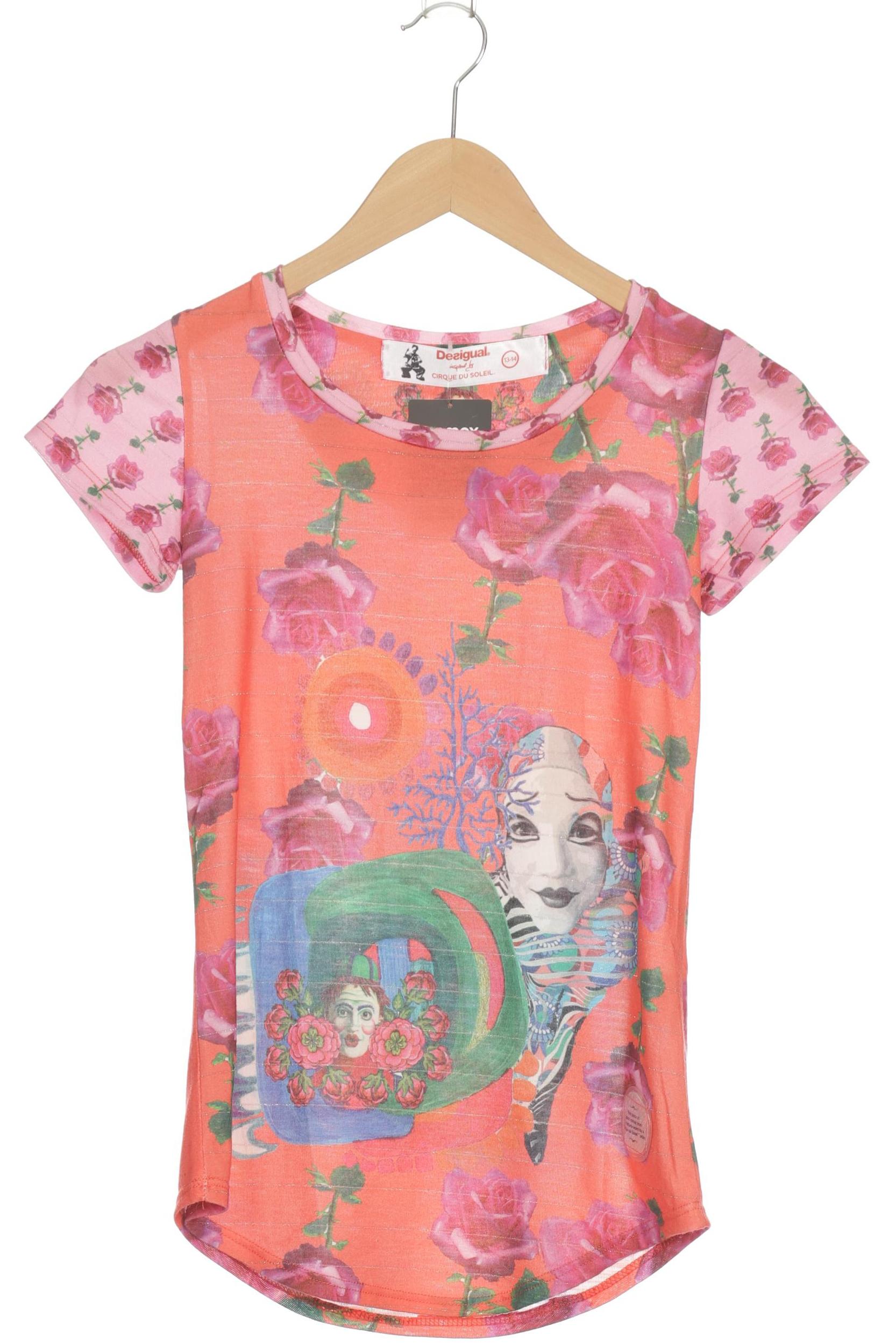 

Desigual Damen T-Shirt, rot, Gr. 158