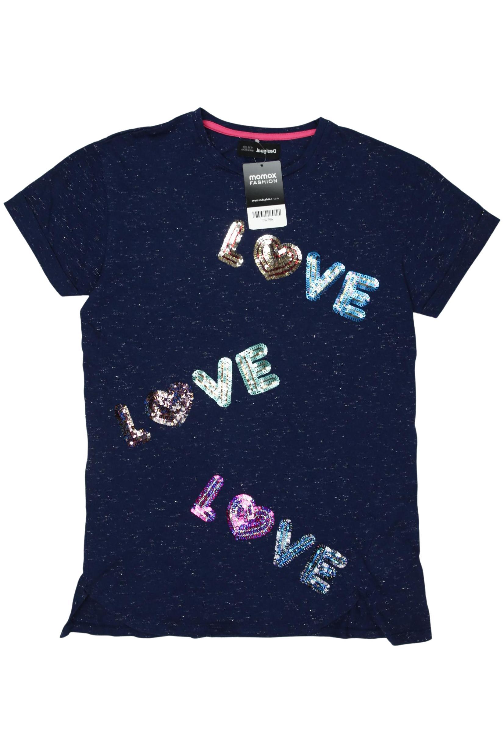 

Desigual Damen T-Shirt, marineblau, Gr. 134