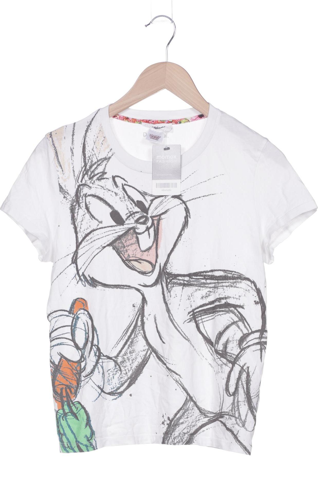 

Desigual Damen T-Shirt, weiß, Gr. 146