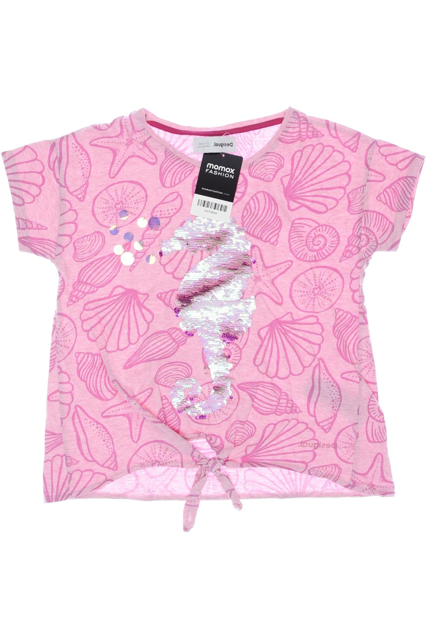 

Desigual Damen T-Shirt, pink, Gr. 146