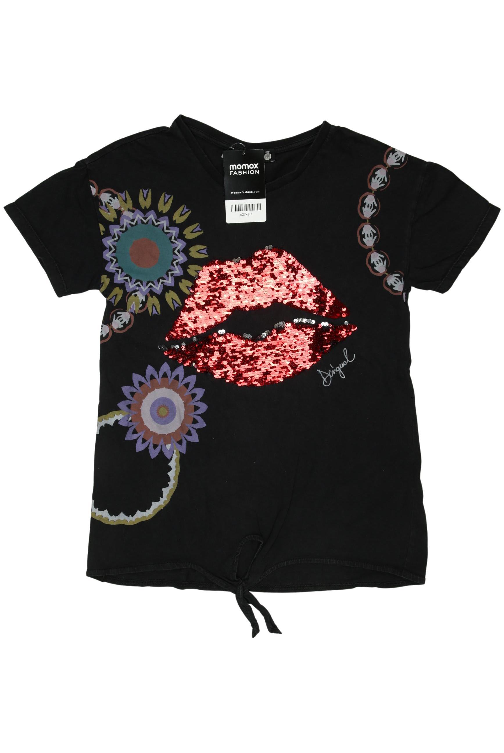 

Desigual Damen T-Shirt, schwarz, Gr. 152