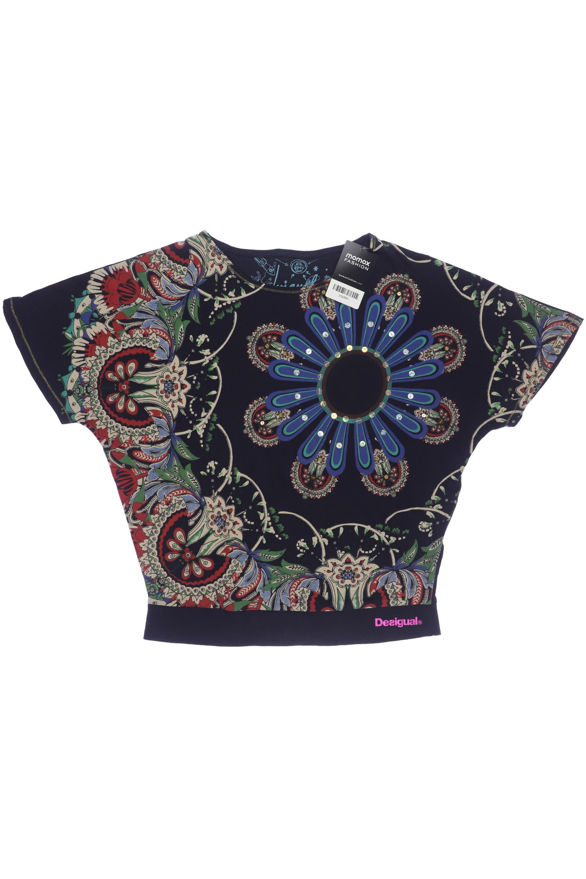 

Desigual Damen T-Shirt, marineblau, Gr. 152