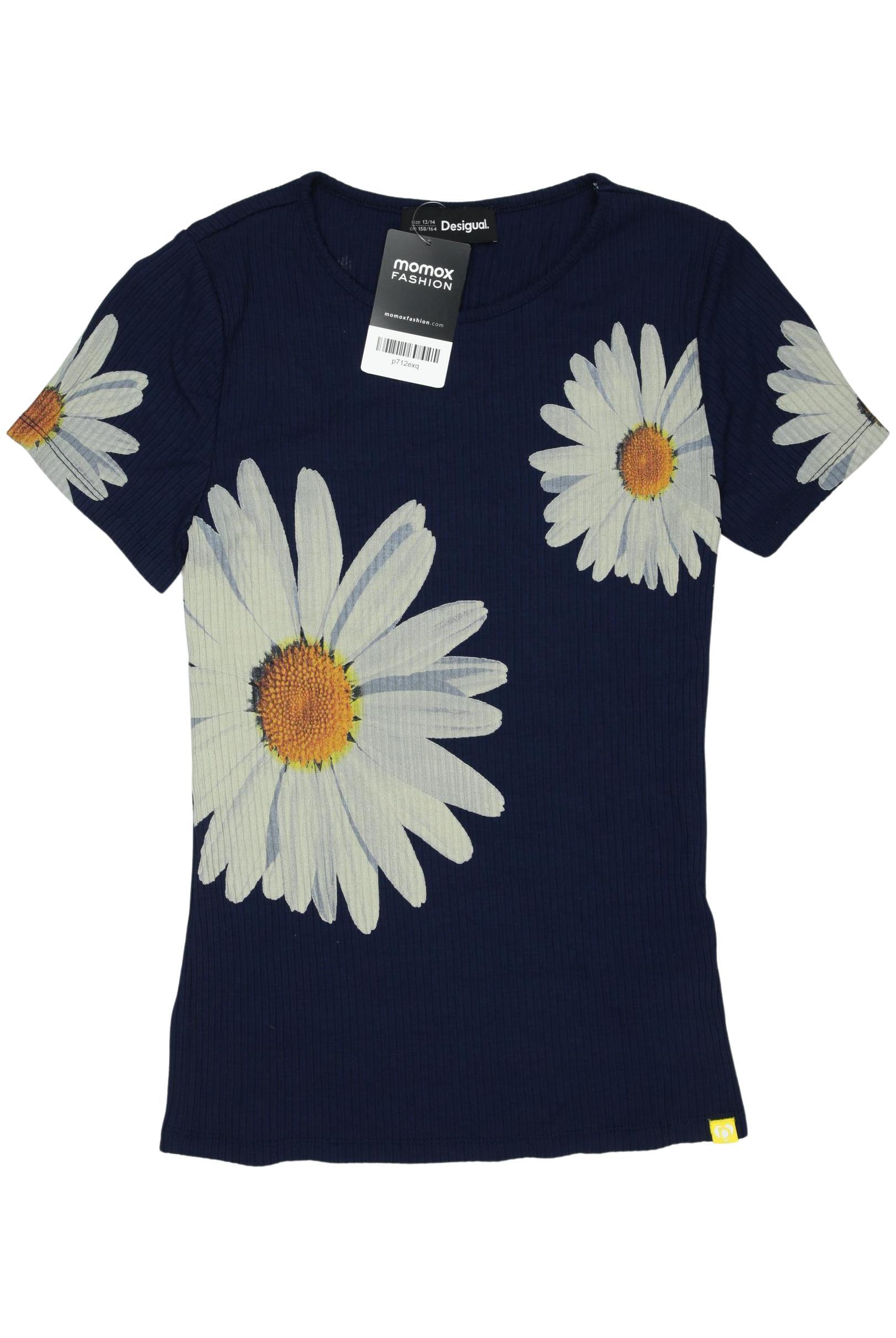 

Desigual Damen T-Shirt, marineblau, Gr. 164