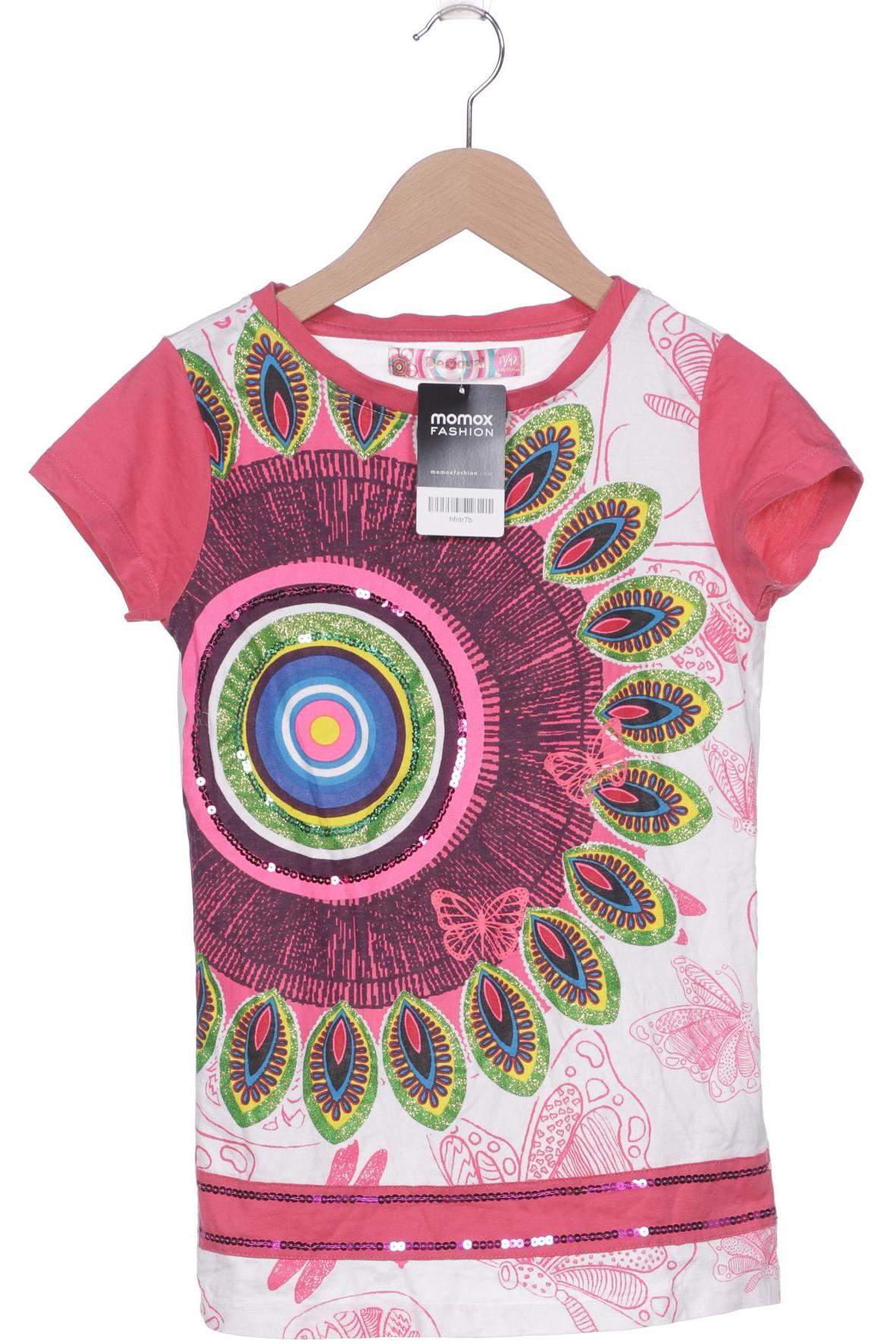 

Desigual Damen T-Shirt, pink, Gr. 146