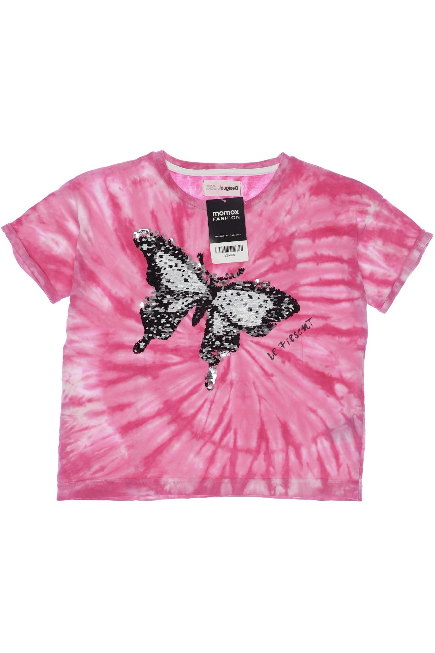 

Desigual Damen T-Shirt, pink, Gr. 140