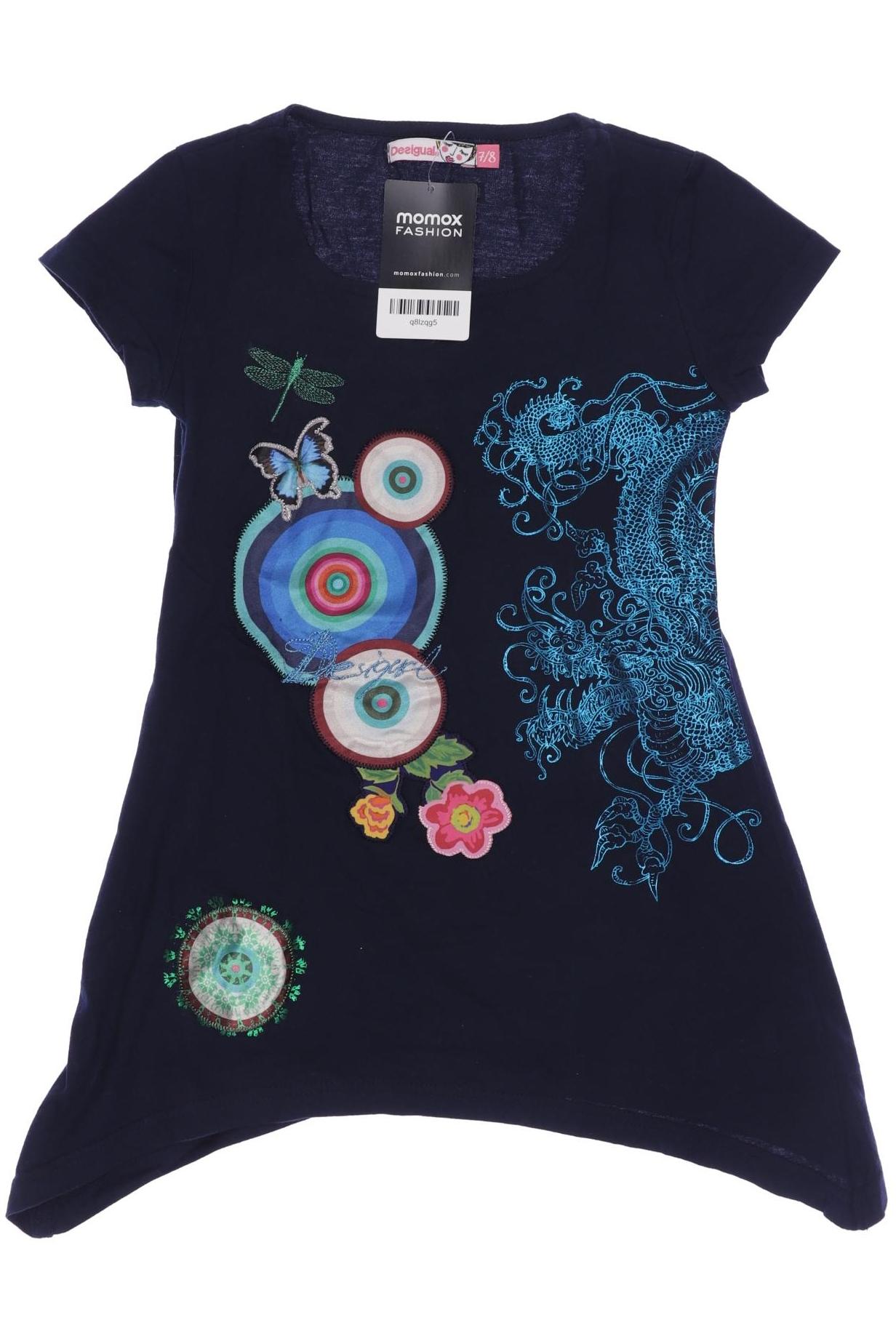 

Desigual Damen T-Shirt, marineblau, Gr. 128
