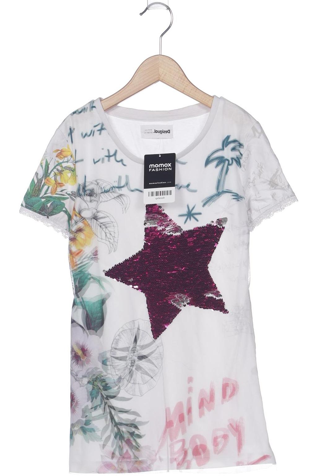 

Desigual Damen T-Shirt, weiß, Gr. 152