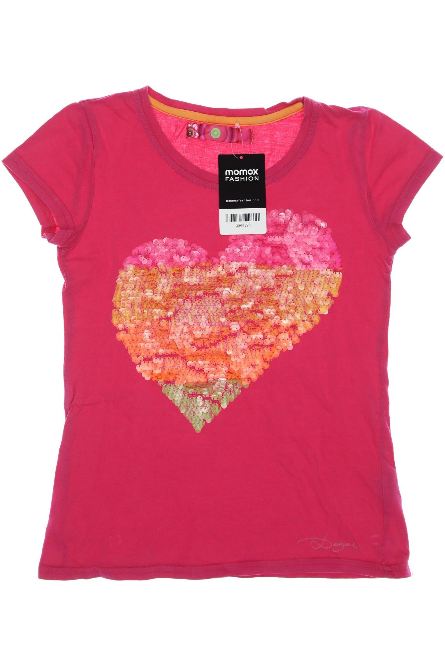 

Desigual Damen T-Shirt, pink, Gr. 140