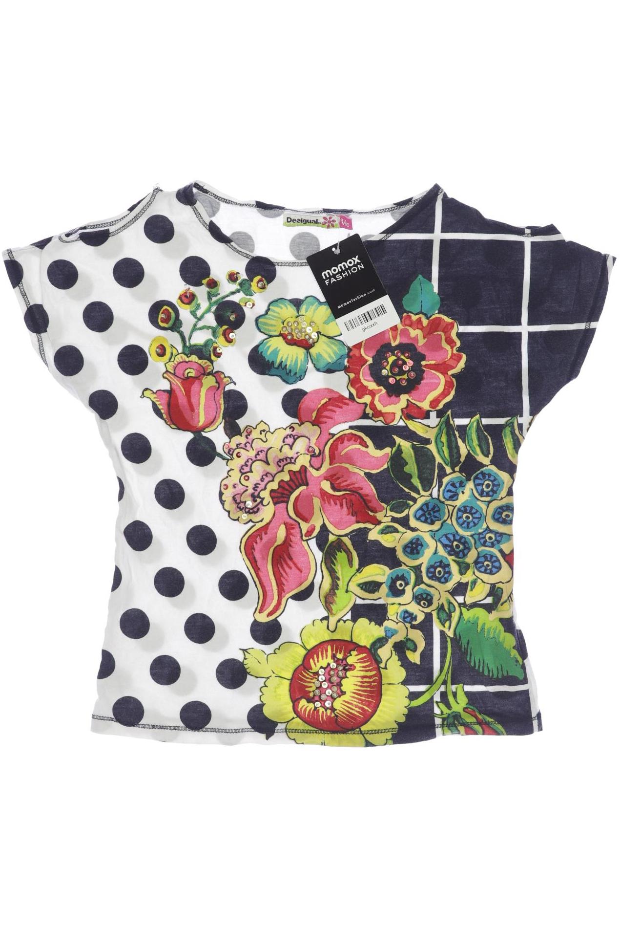 

Desigual Damen T-Shirt, mehrfarbig, Gr. 140