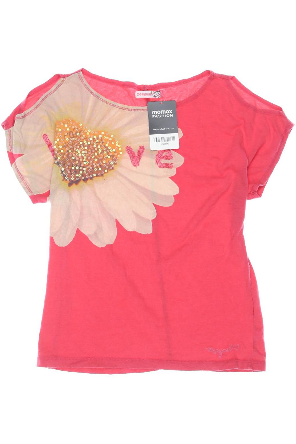 

Desigual Damen T-Shirt, pink, Gr. 140