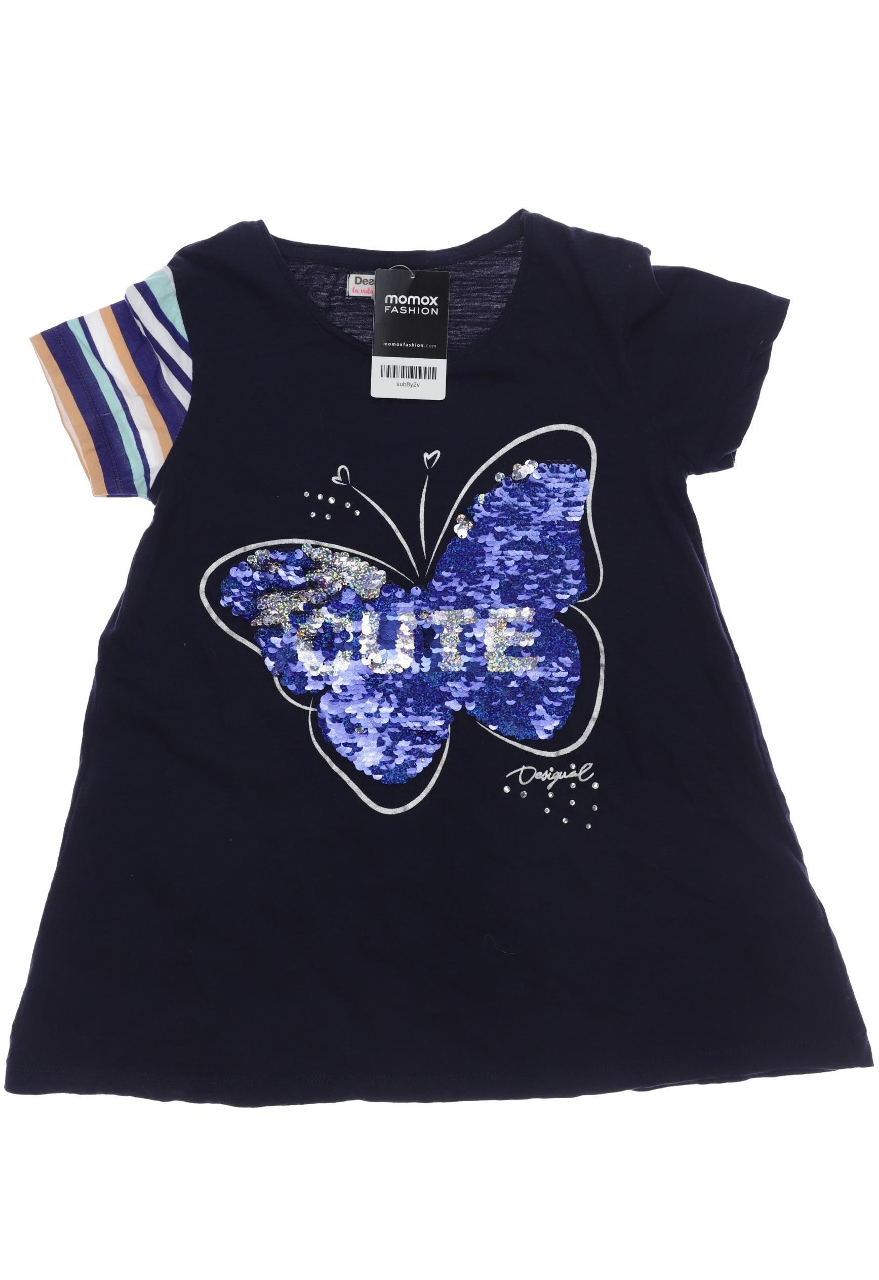 

Desigual Damen T-Shirt, marineblau, Gr. 152