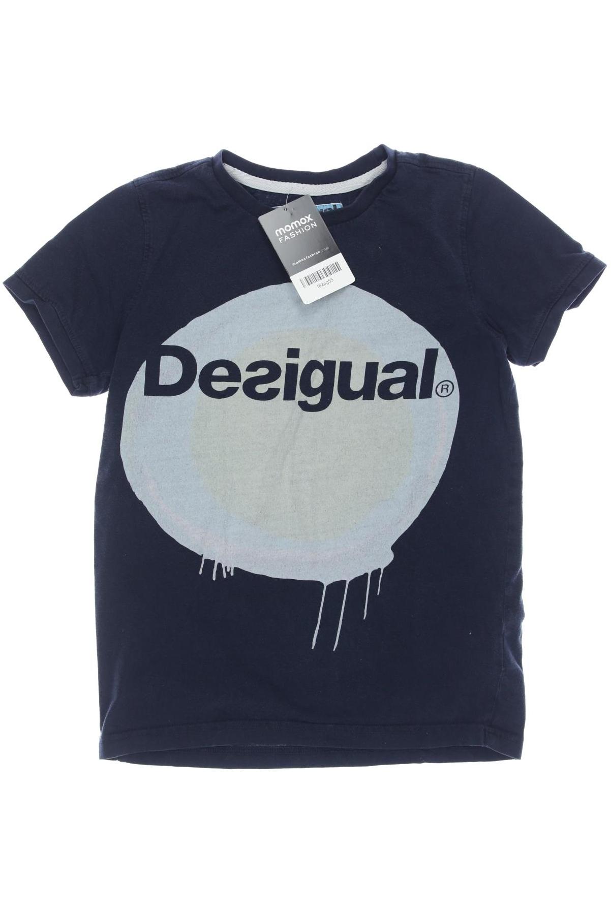 

Desigual Damen T-Shirt, marineblau, Gr. 140