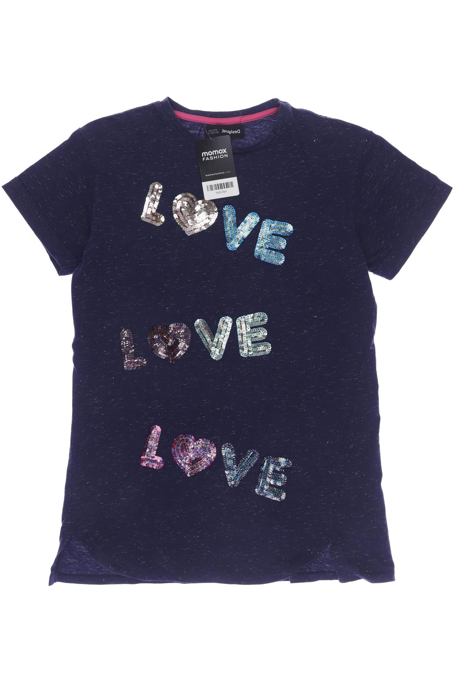 

Desigual Damen T-Shirt, marineblau, Gr. 134