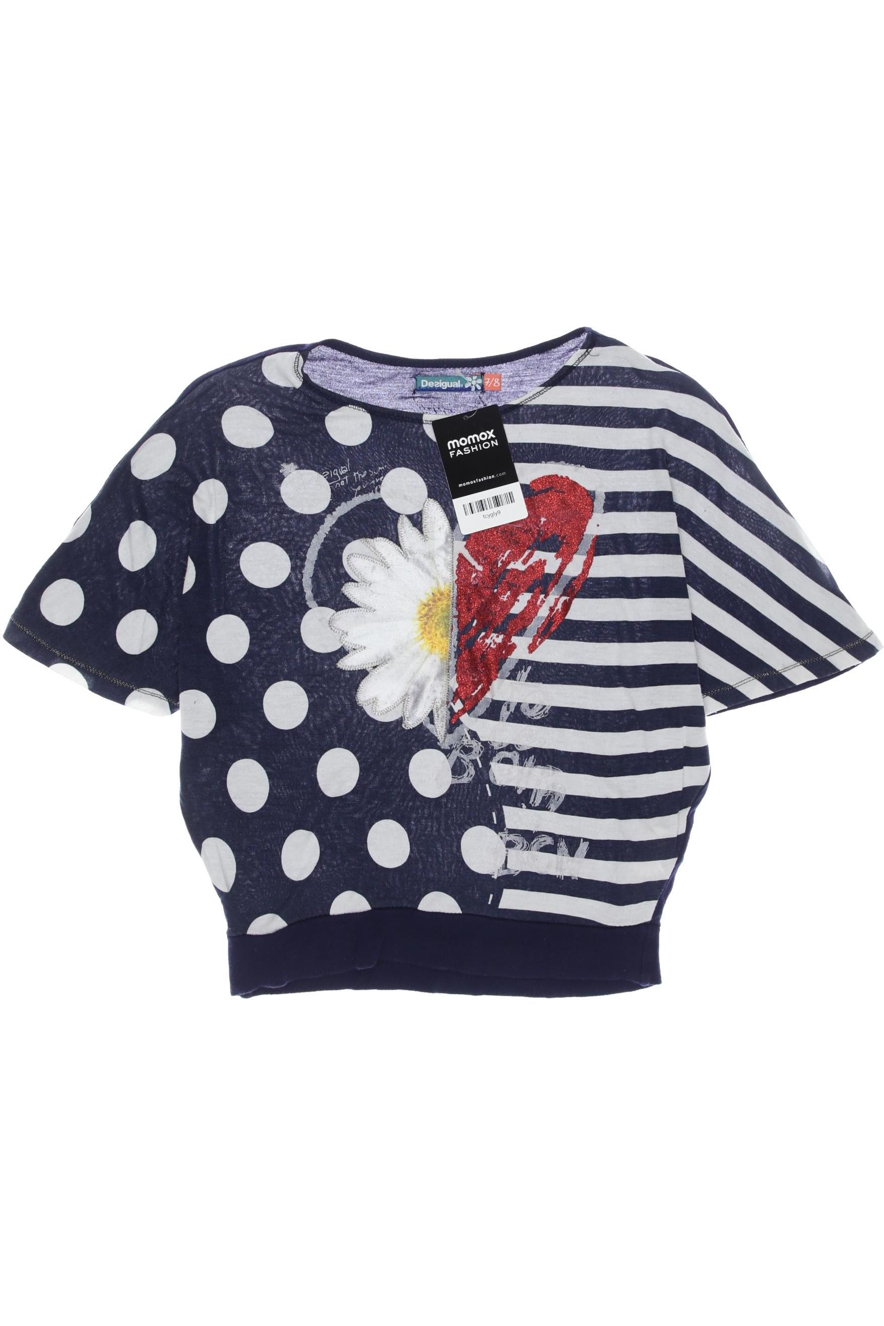 

Desigual Damen T-Shirt, marineblau, Gr. 122