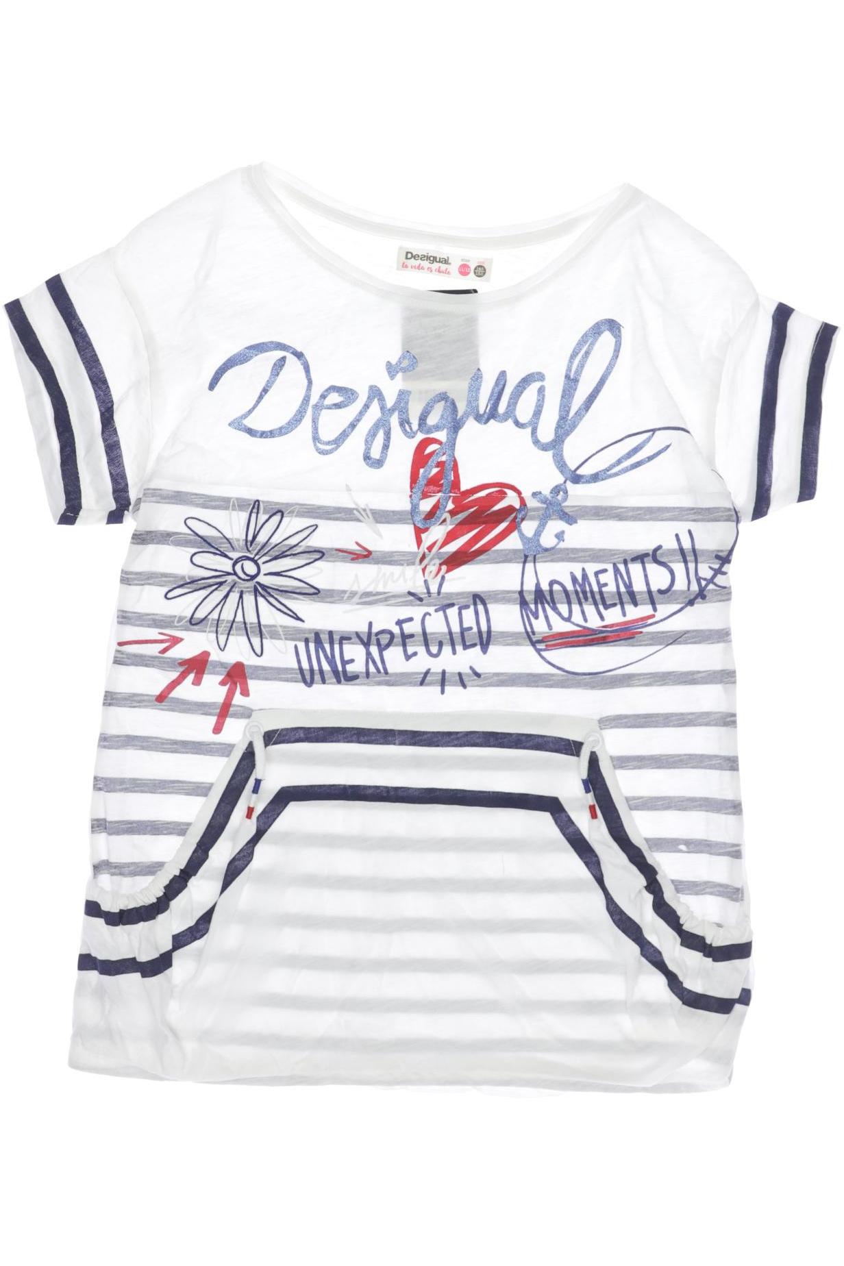 

Desigual Damen T-Shirt, weiß, Gr. 146