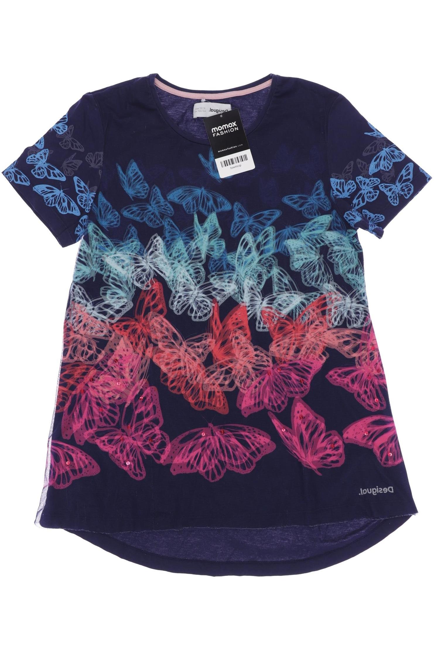

Desigual Damen T-Shirt, marineblau, Gr. 158