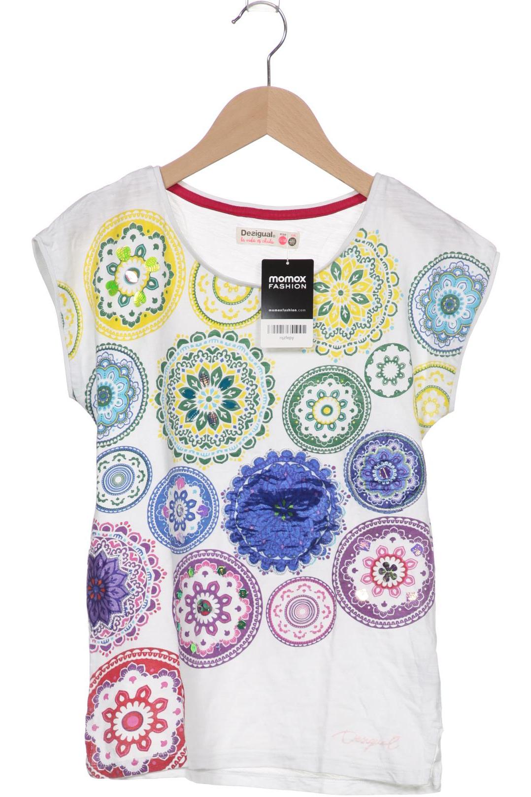 

Desigual Damen T-Shirt, weiß, Gr. 146