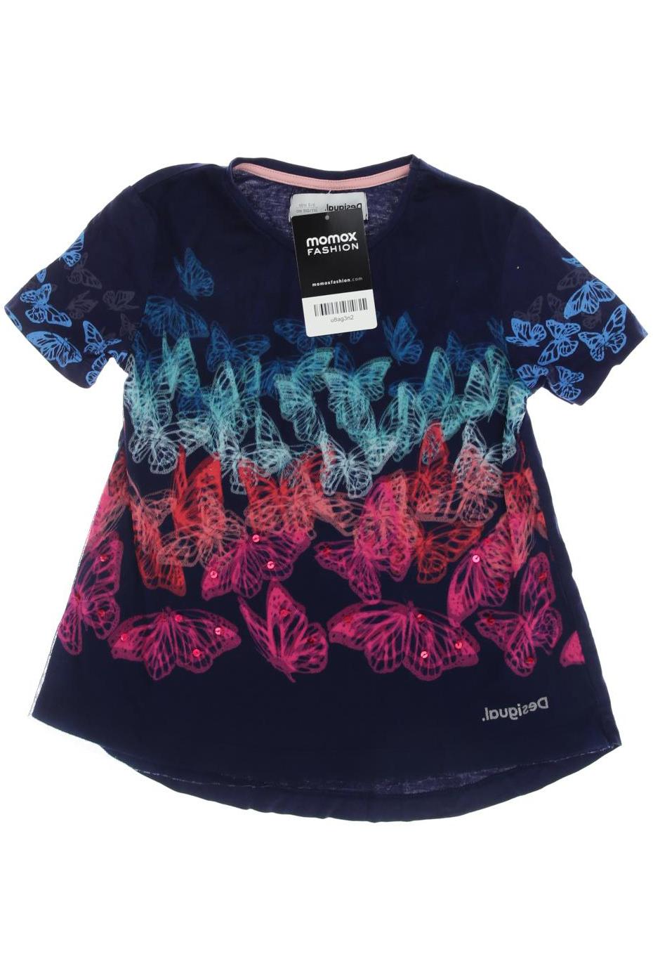 

Desigual Damen T-Shirt, marineblau, Gr. 116