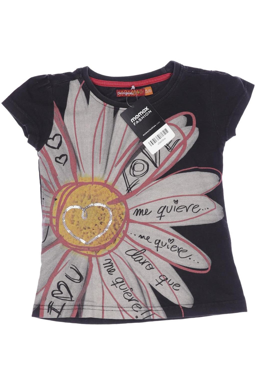 

Desigual Mädchen T-Shirt, schwarz