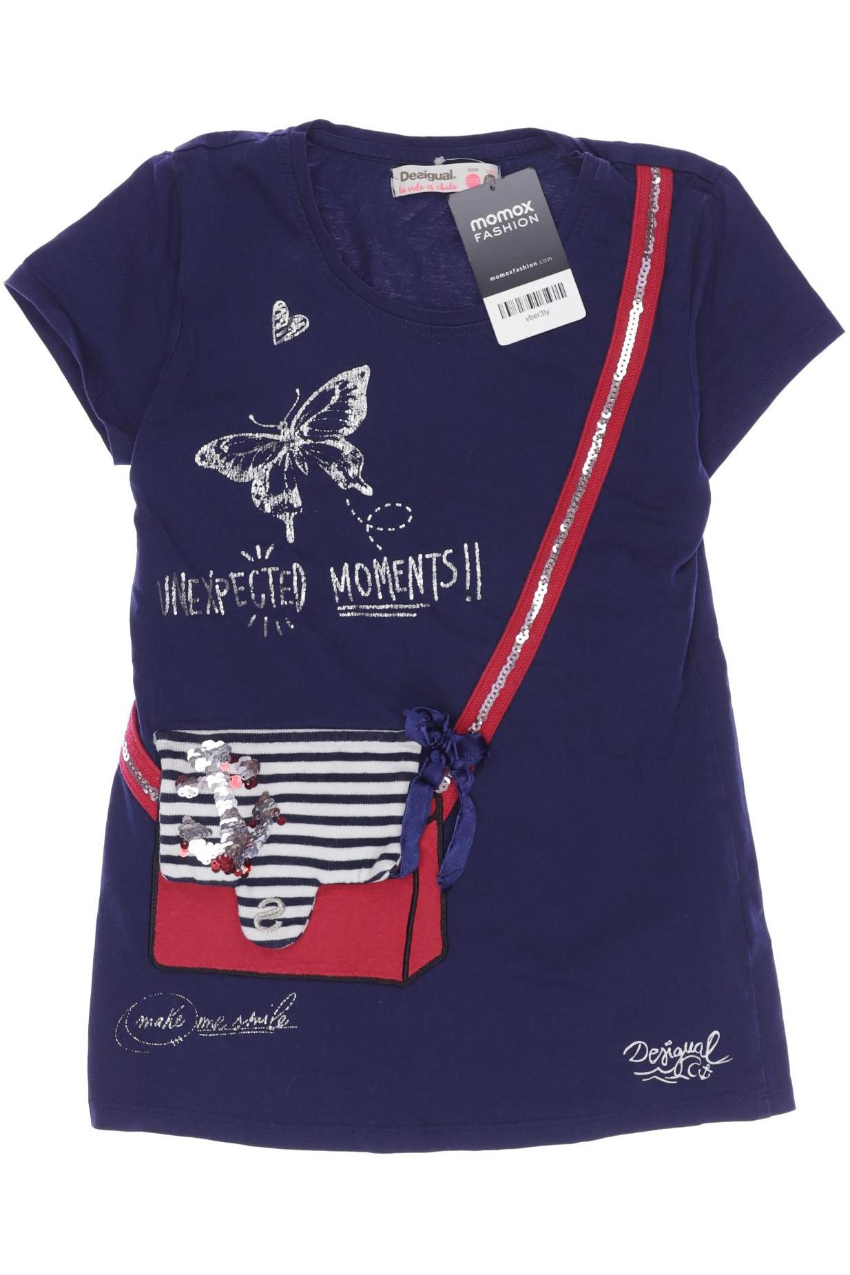 

Desigual Mädchen T-Shirt, marineblau