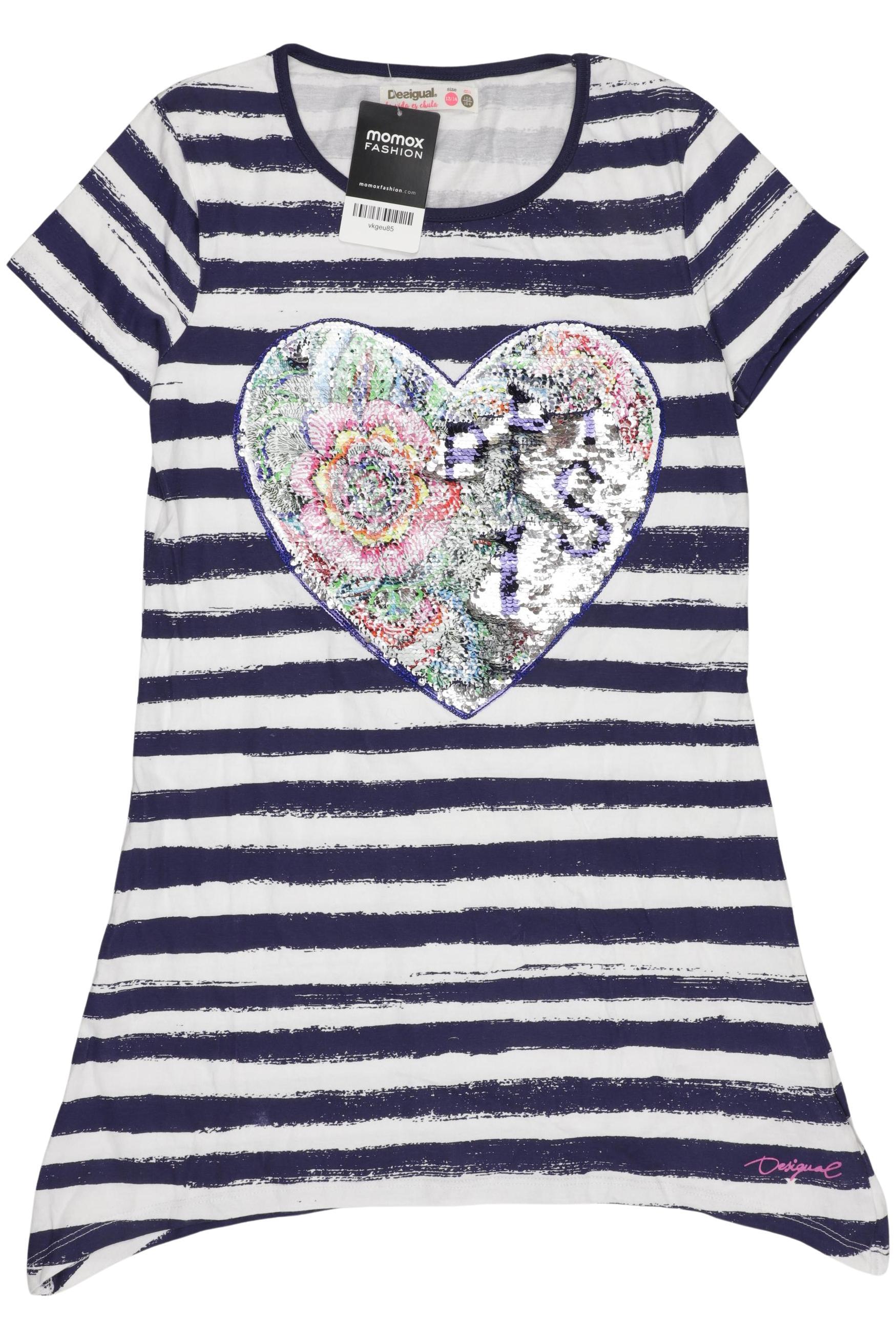 

Desigual Damen T-Shirt, marineblau, Gr. 158