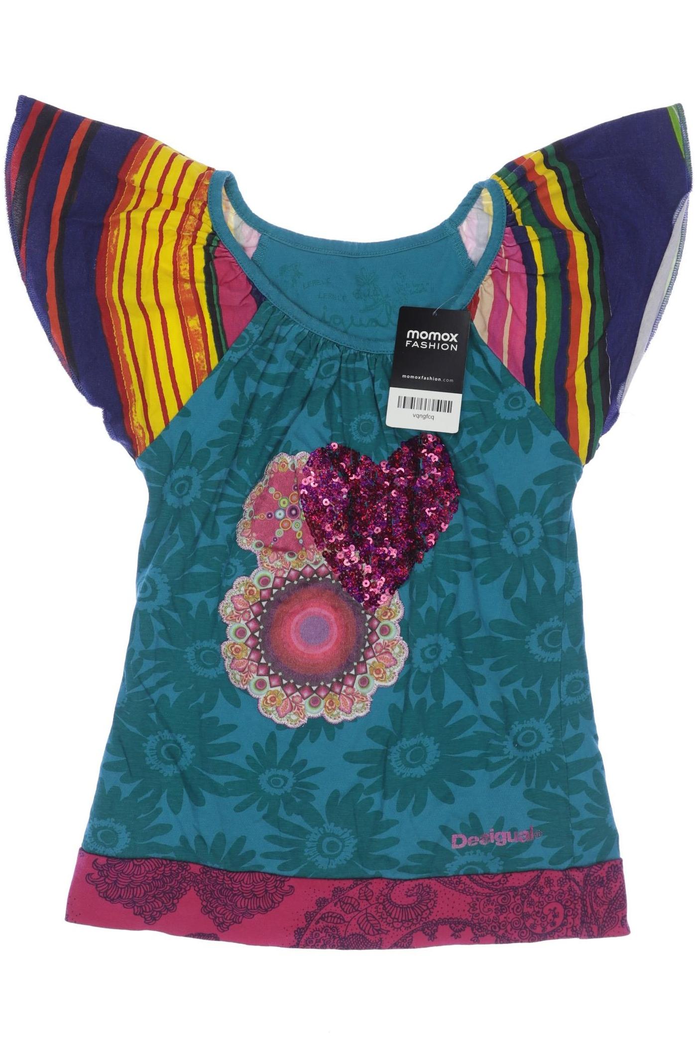 

Desigual Damen T-Shirt, mehrfarbig, Gr. 140