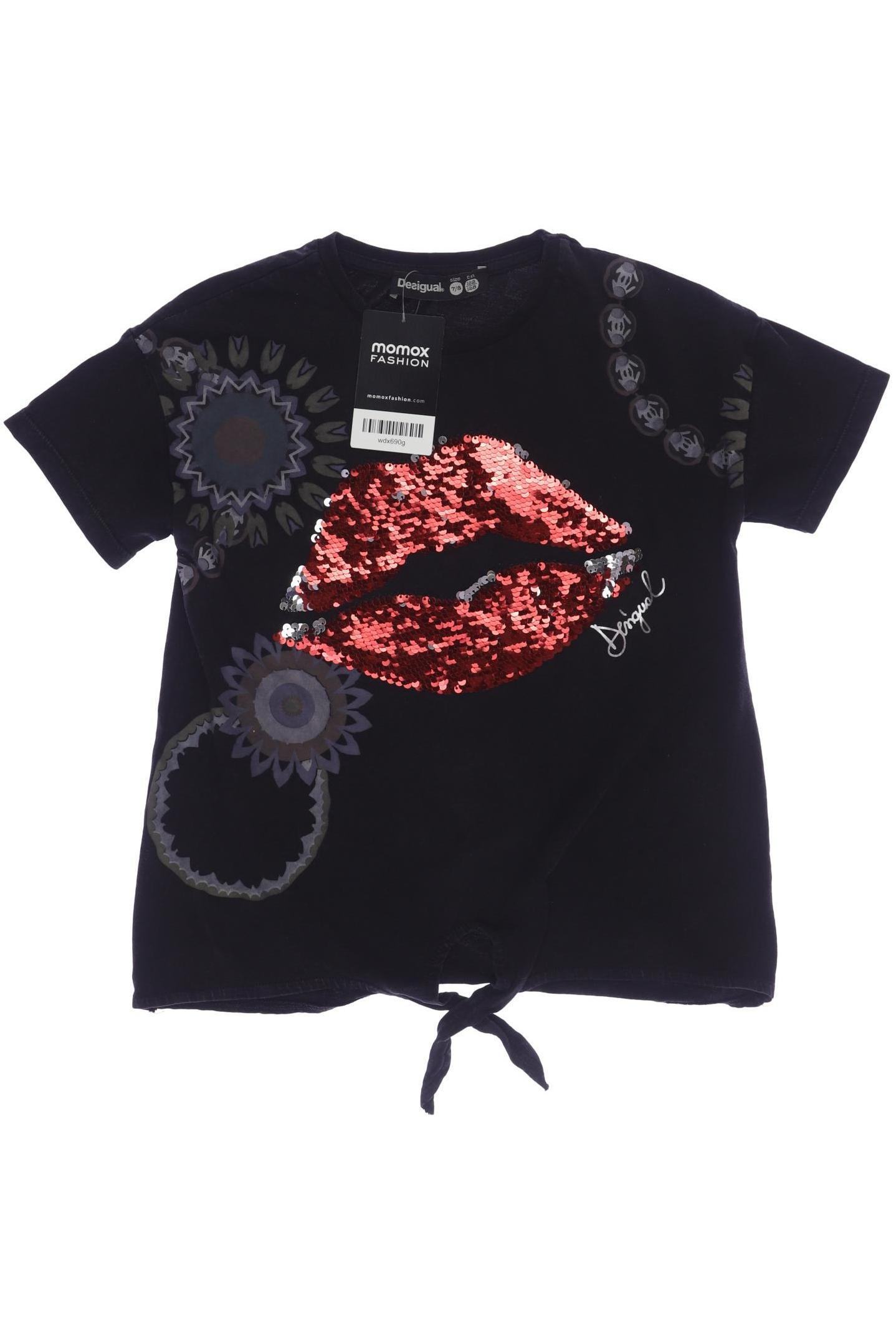 

Desigual Mädchen T-Shirt, schwarz