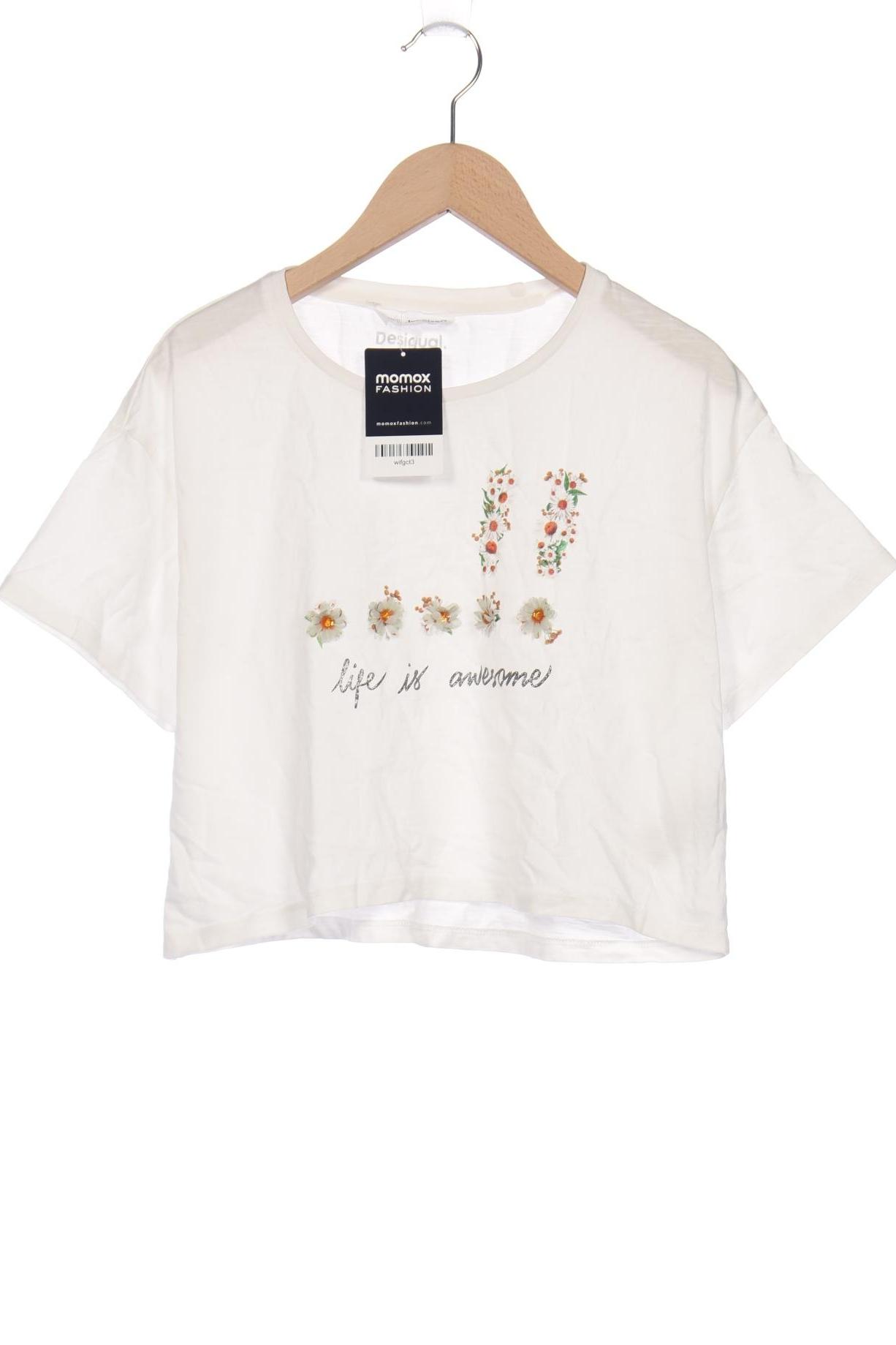 

Desigual Damen T-Shirt, weiß, Gr. 146