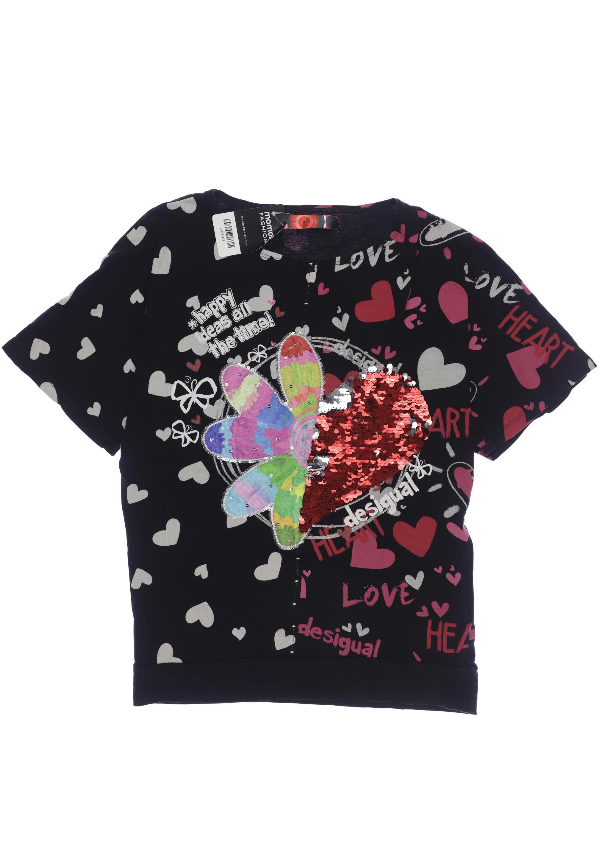 

Desigual Damen T-Shirt, schwarz, Gr. 158