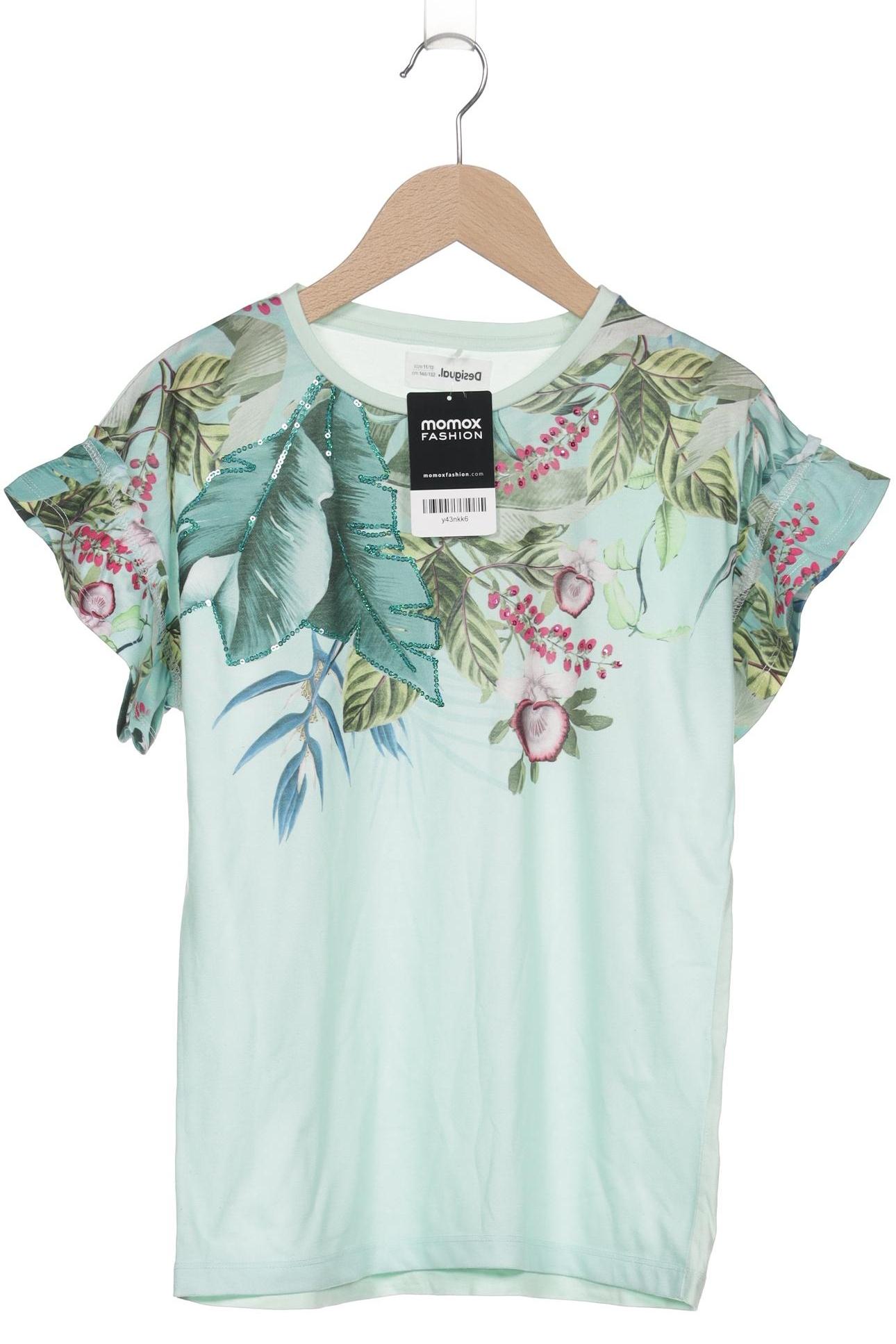

Desigual Damen T-Shirt, hellgrün, Gr. 146