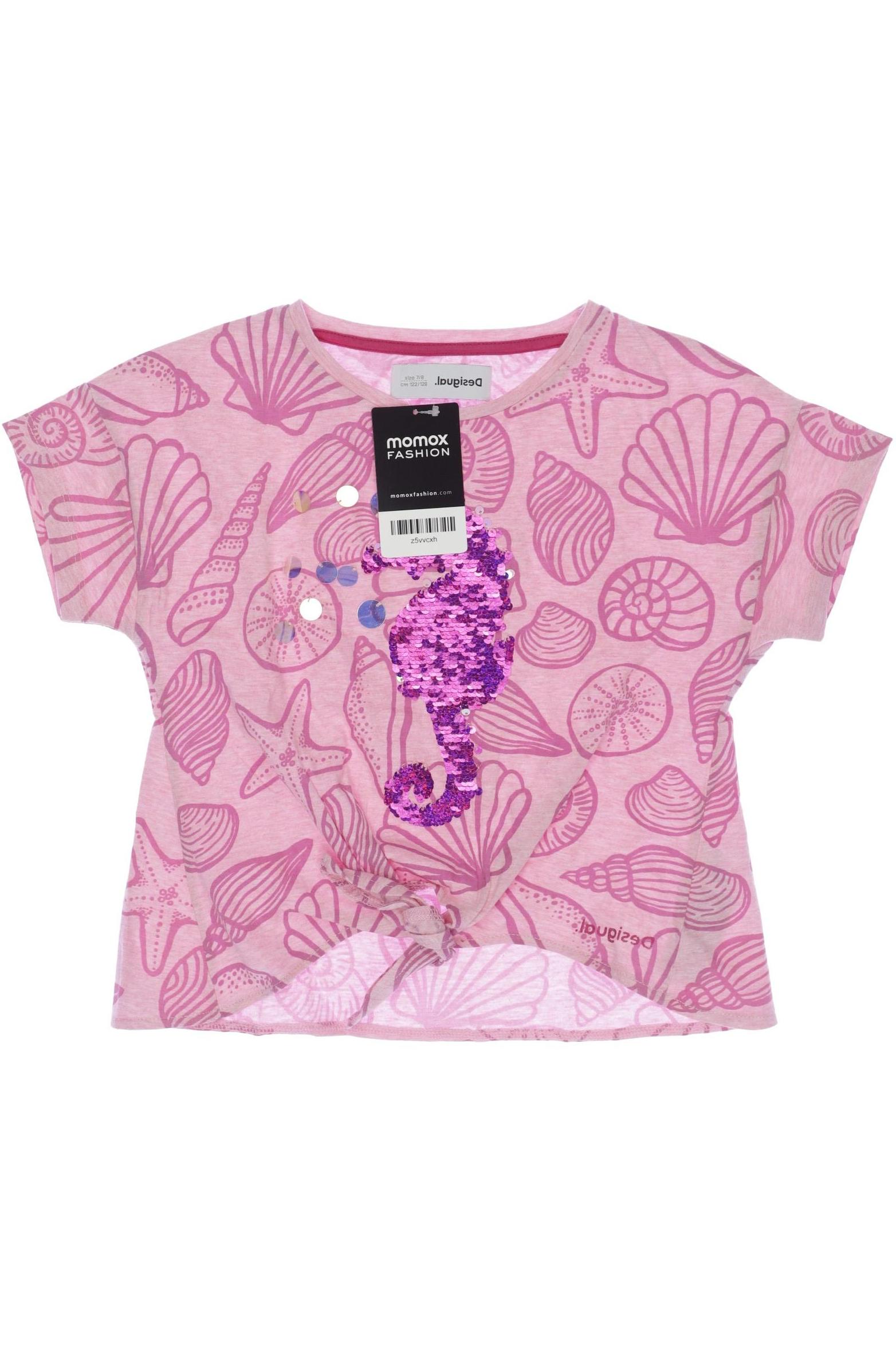 

Desigual Damen T-Shirt, pink, Gr. 122