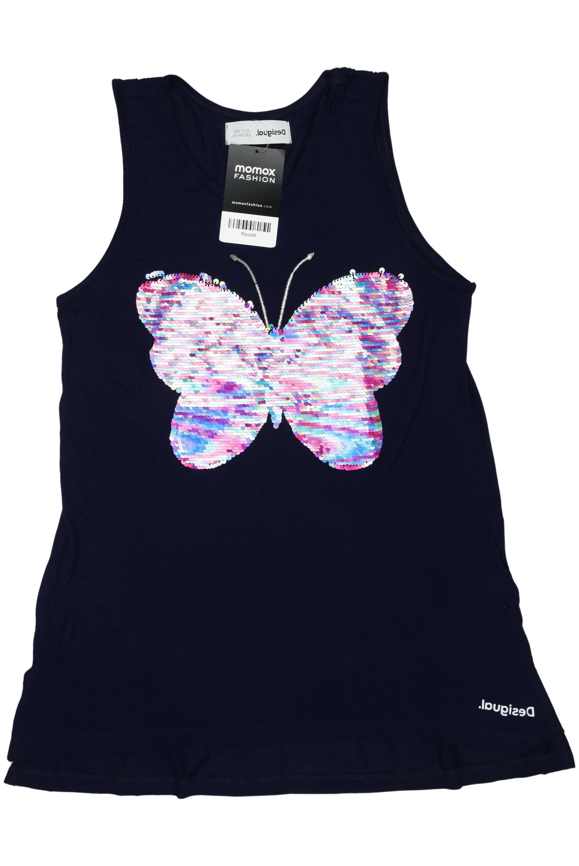 

Desigual Damen Top, marineblau, Gr. 146