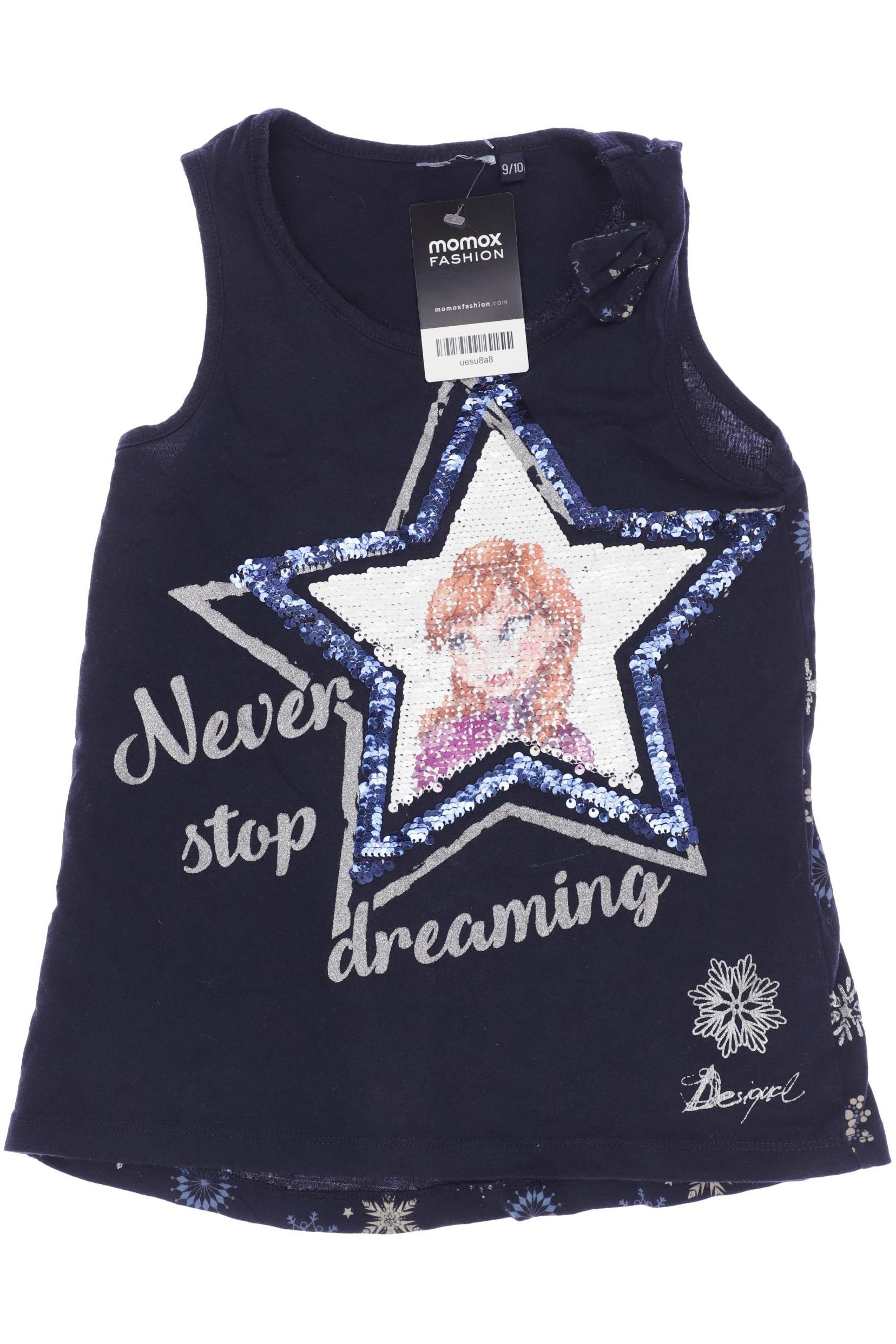 

Desigual Damen Top, marineblau, Gr. 140