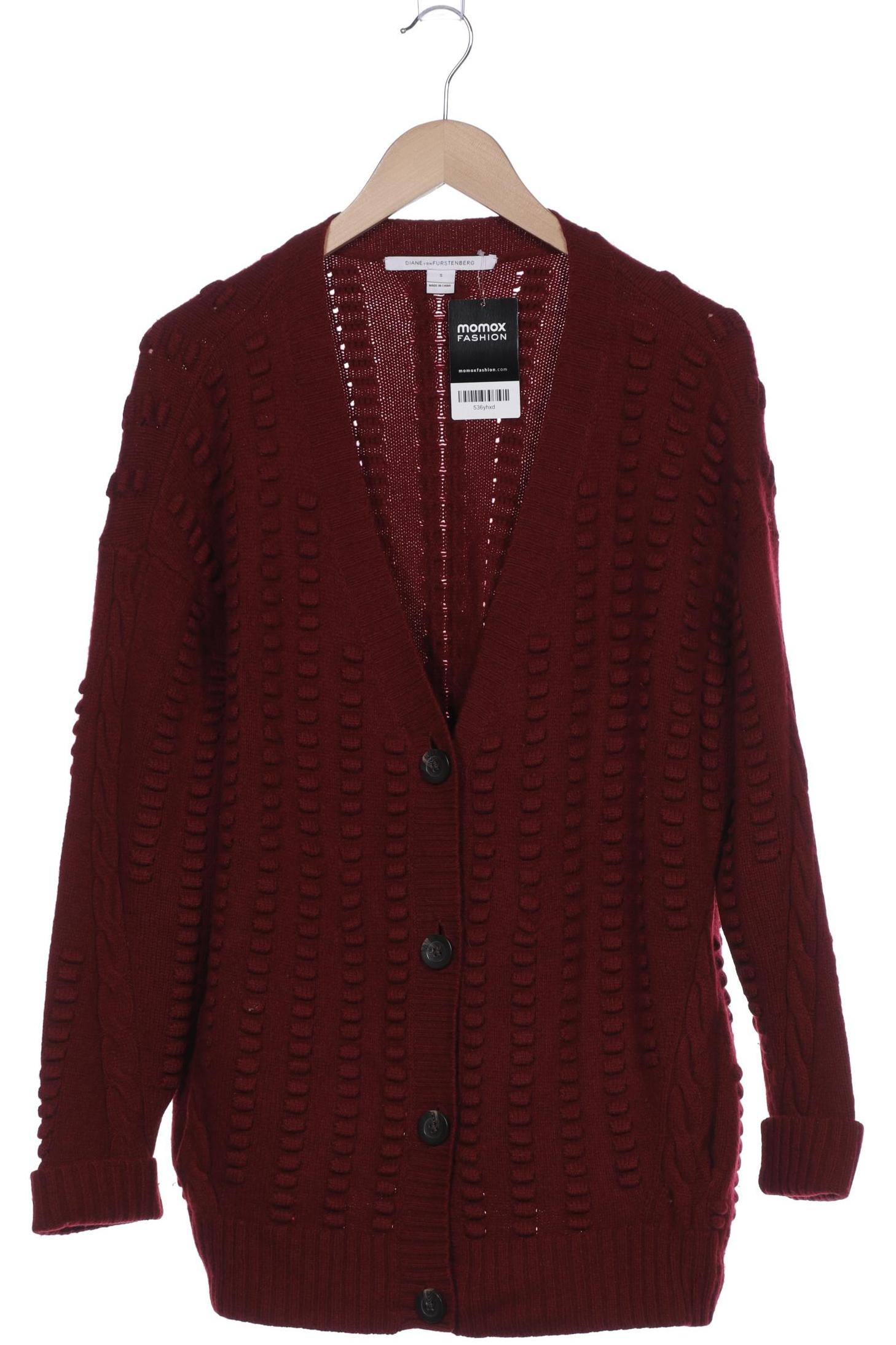 

Diane VON Furstenberg Damen Strickjacke, bordeaux, Gr. 36