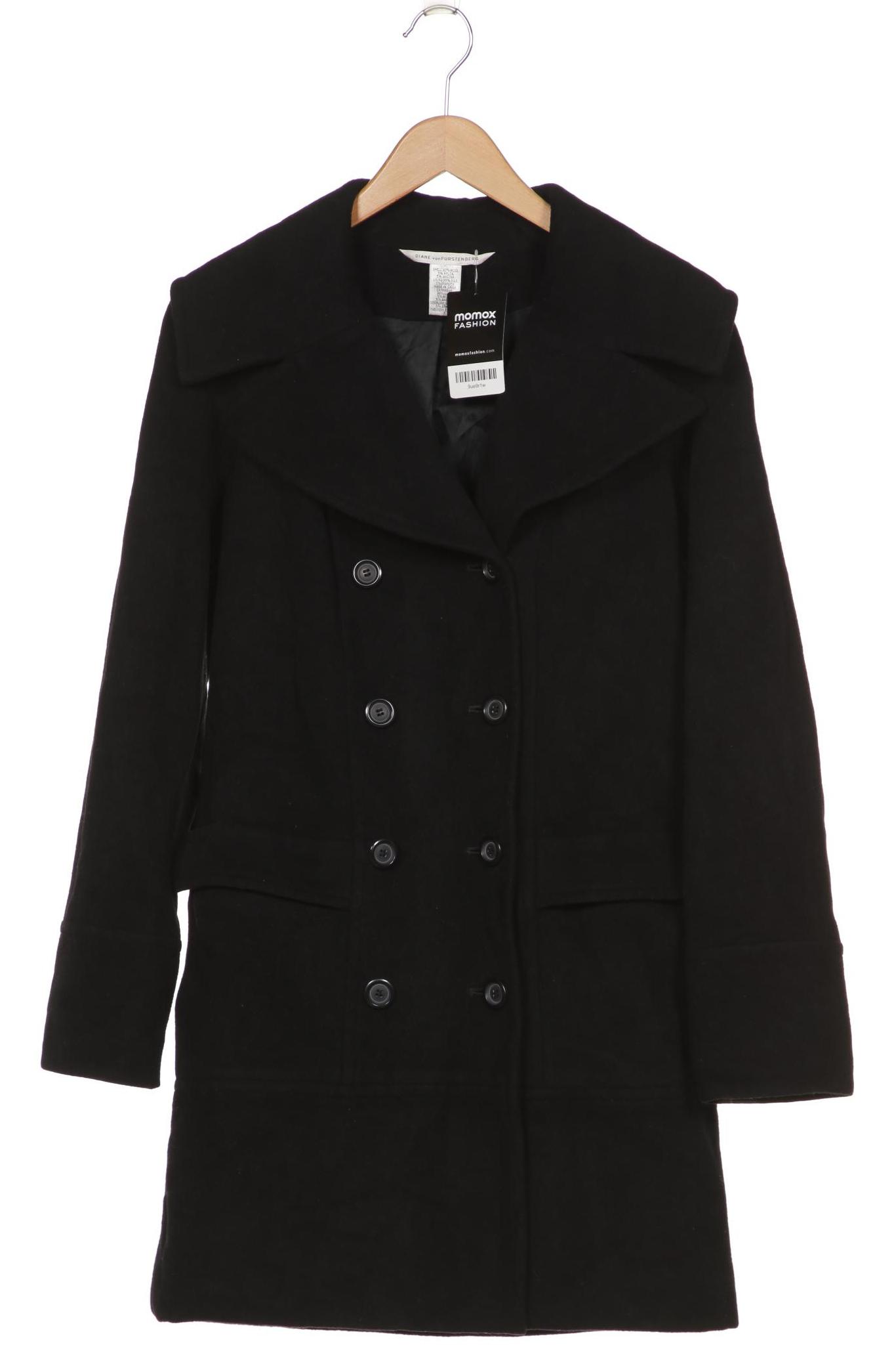 

Diane VON Furstenberg Damen Mantel, schwarz, Gr. 12