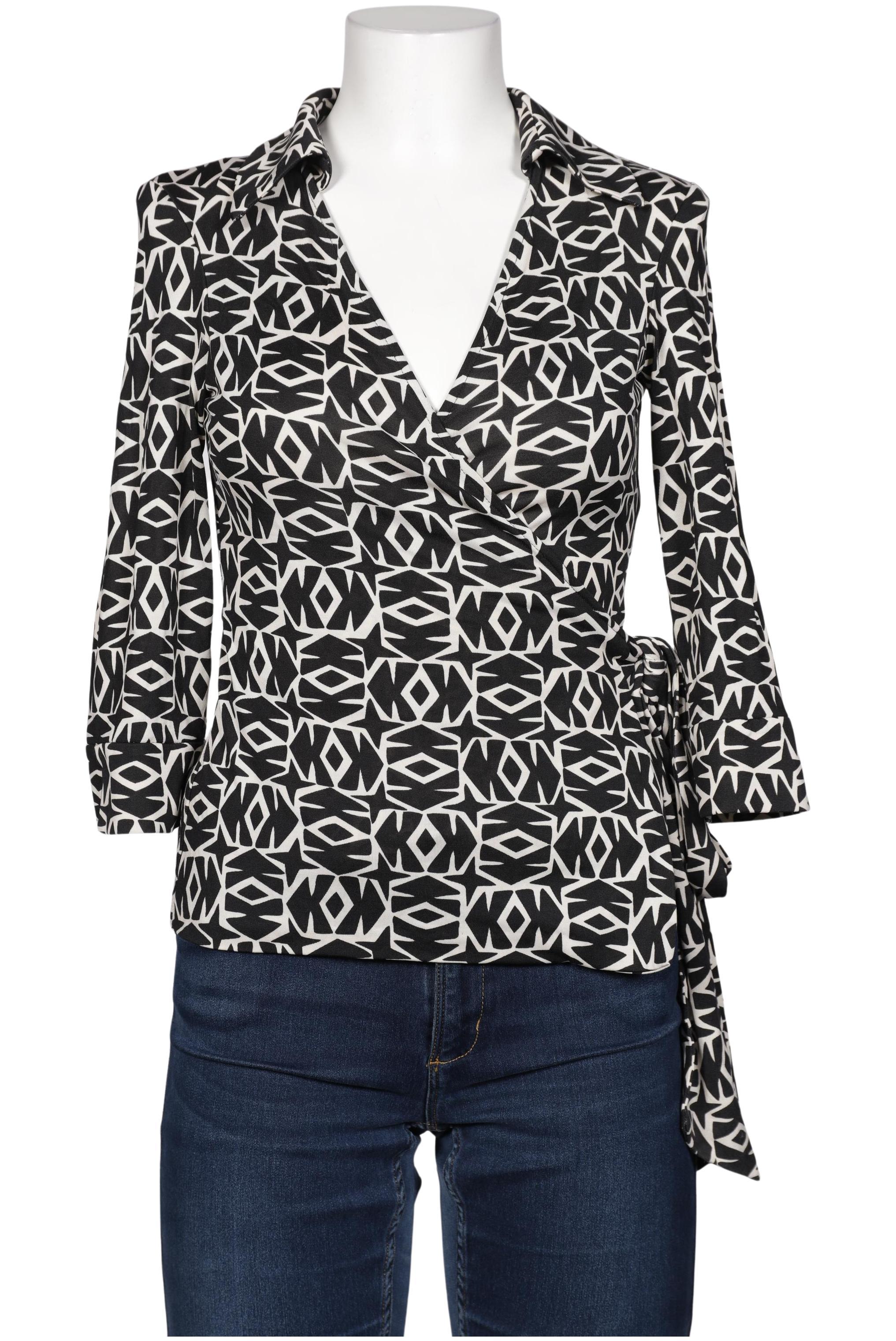 

Diane VON Furstenberg Damen Bluse, schwarz, Gr. 8