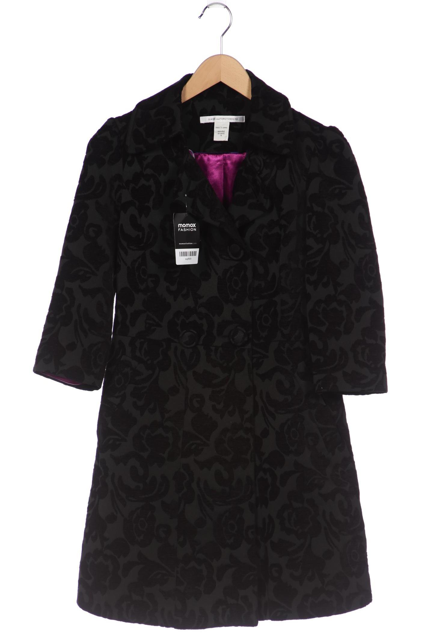 

Diane VON Furstenberg Damen Mantel, schwarz, Gr. 12