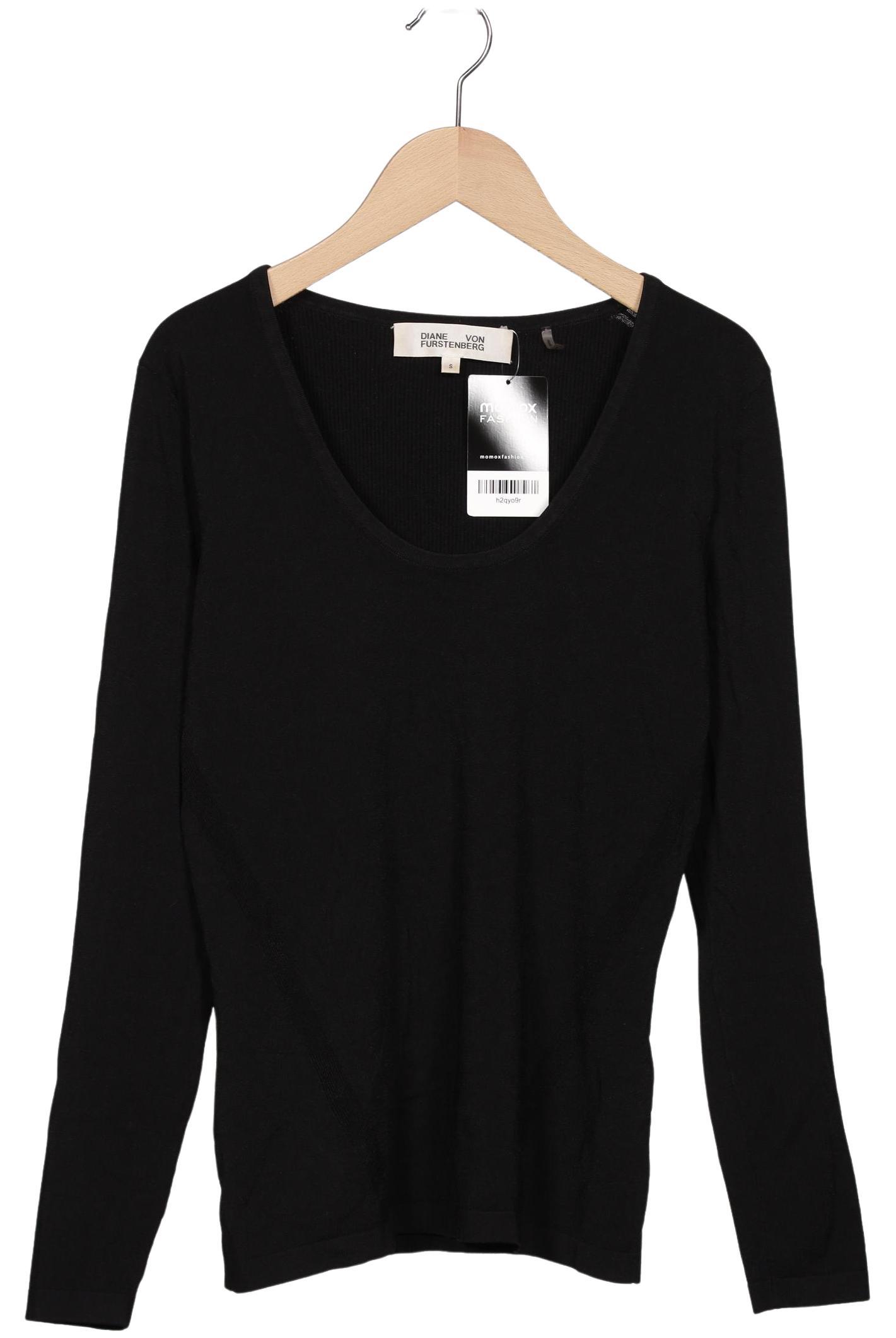 

Diane VON Furstenberg Damen Langarmshirt, schwarz, Gr. 36