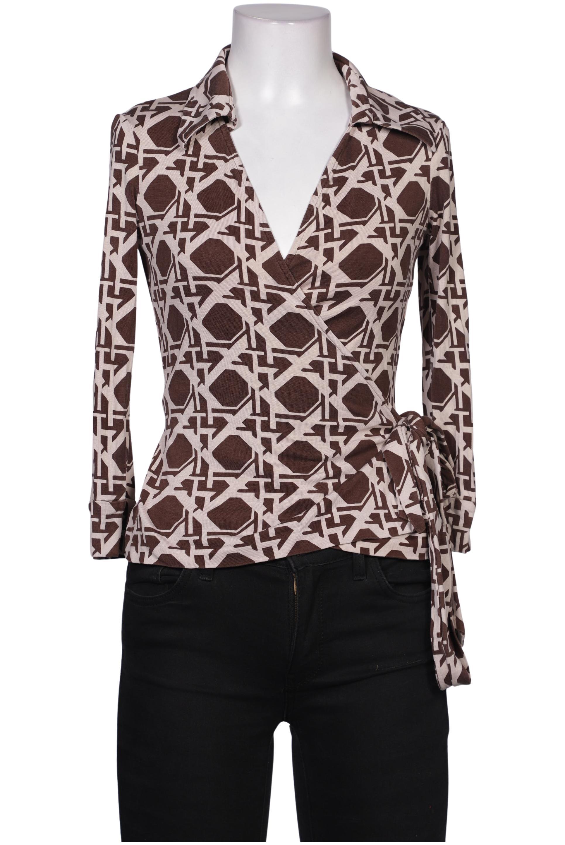 

Diane VON Furstenberg Damen Bluse, braun, Gr. 8