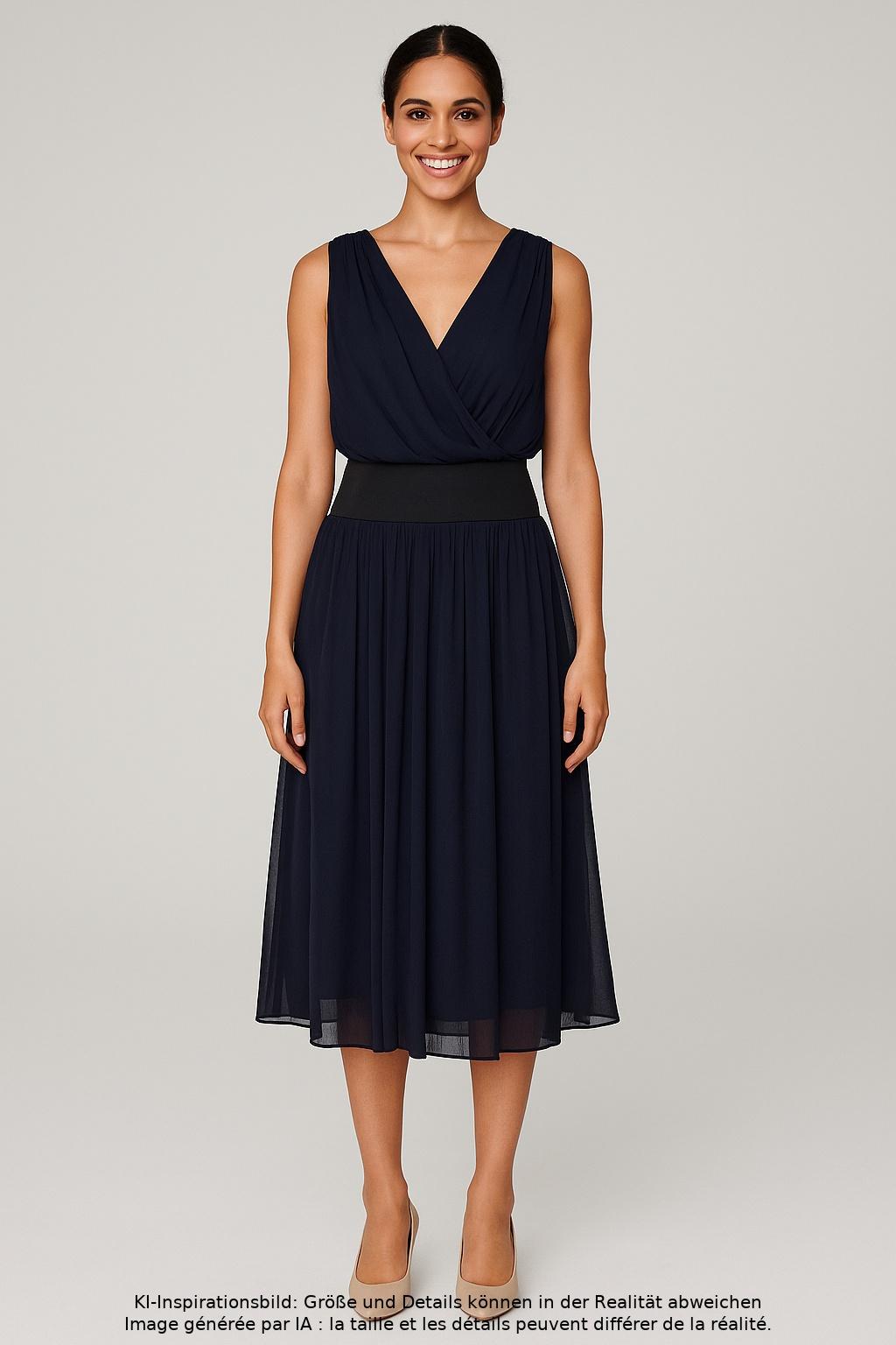 

Diane VON Furstenberg Damen Kleid, marineblau, Gr. 6