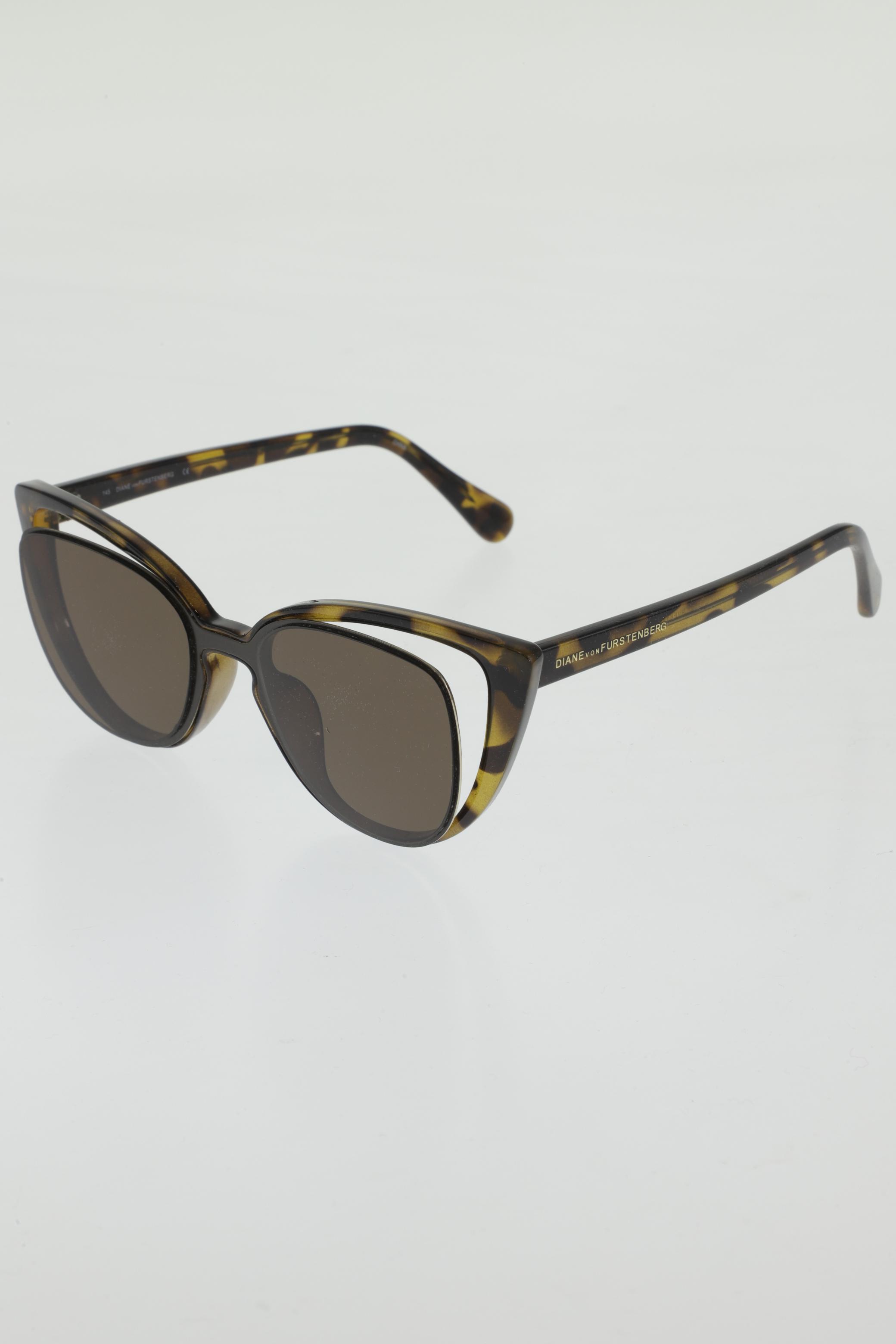 

Diane VON Furstenberg Damen Sonnenbrille, braun, Gr.