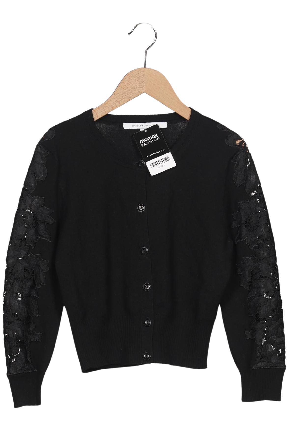 

Diane VON Furstenberg Damen Strickjacke, schwarz, Gr. 36