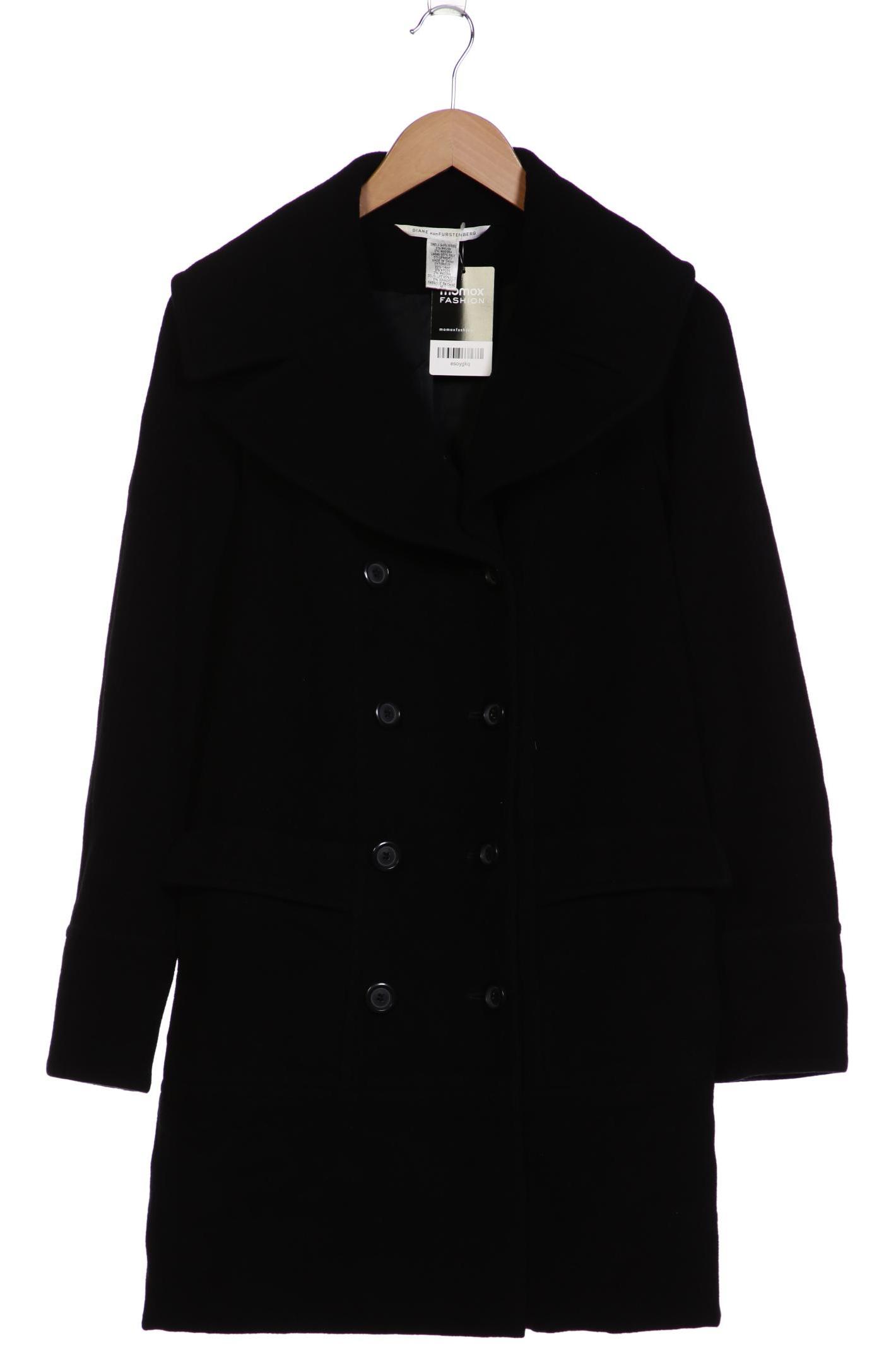 

Diane VON Furstenberg Damen Mantel, schwarz, Gr. 12