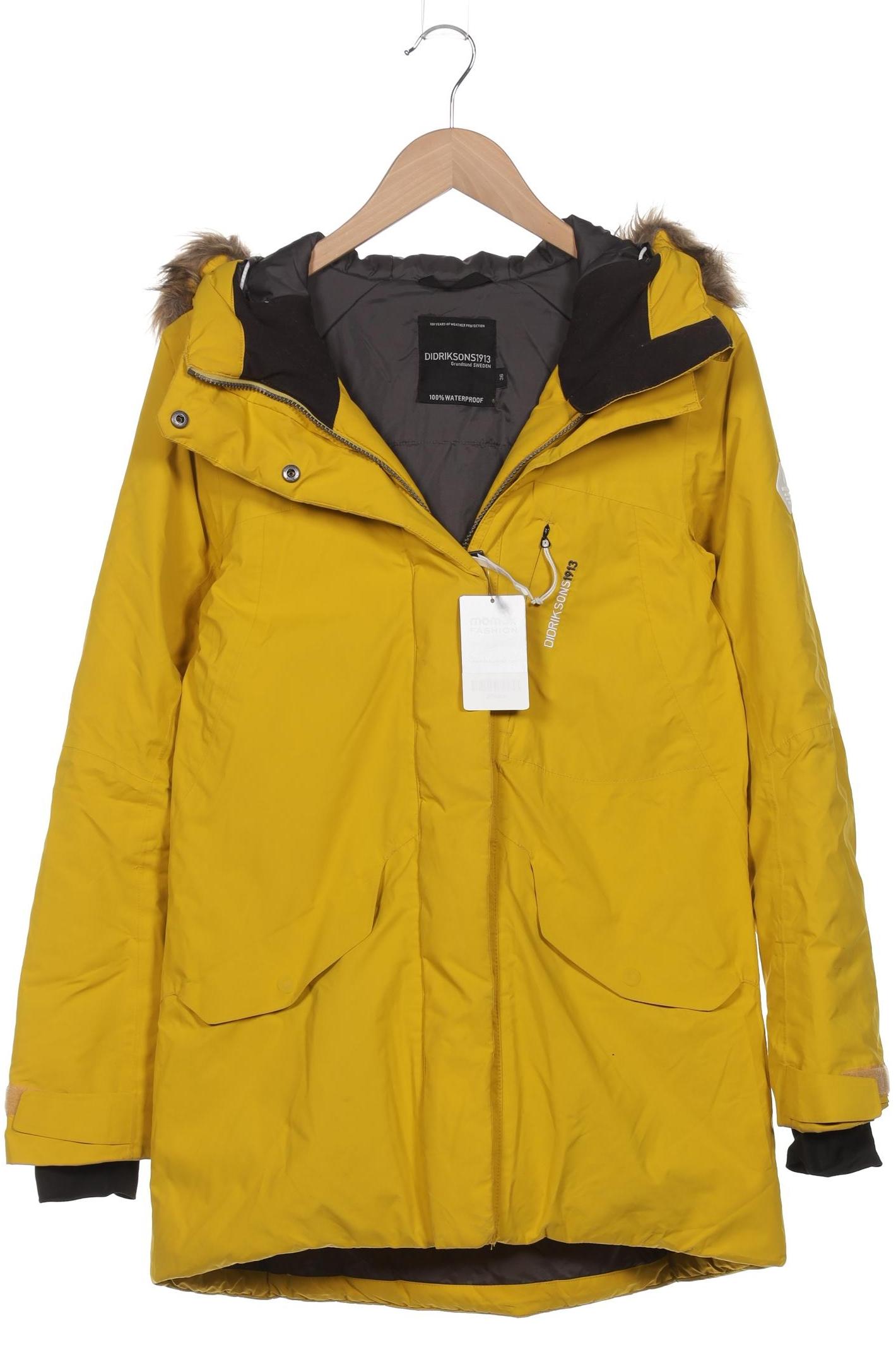 

Didriksons Damen Mantel, gelb, Gr. 36