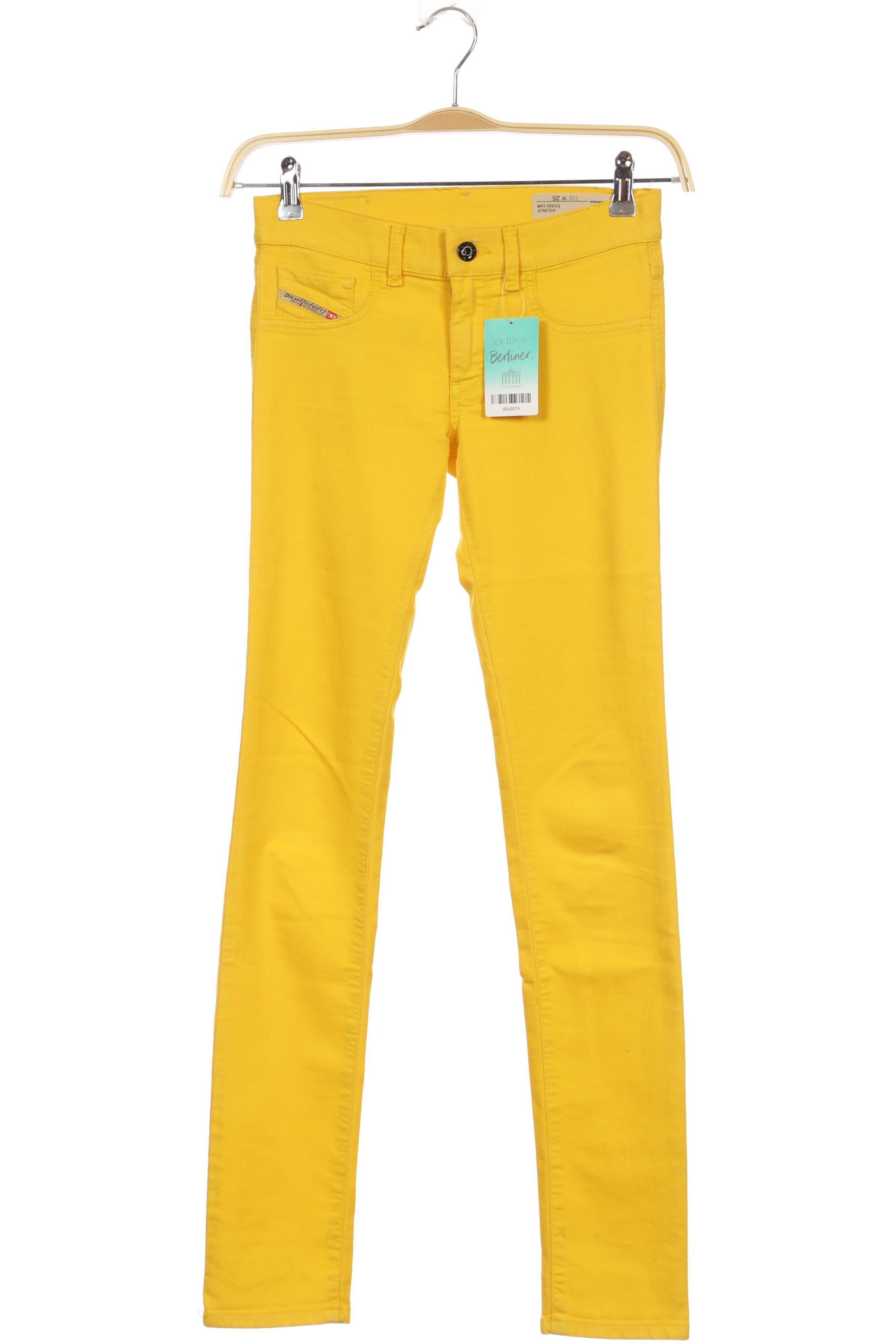 

Diesel Damen Jeans, gelb, Gr. 25